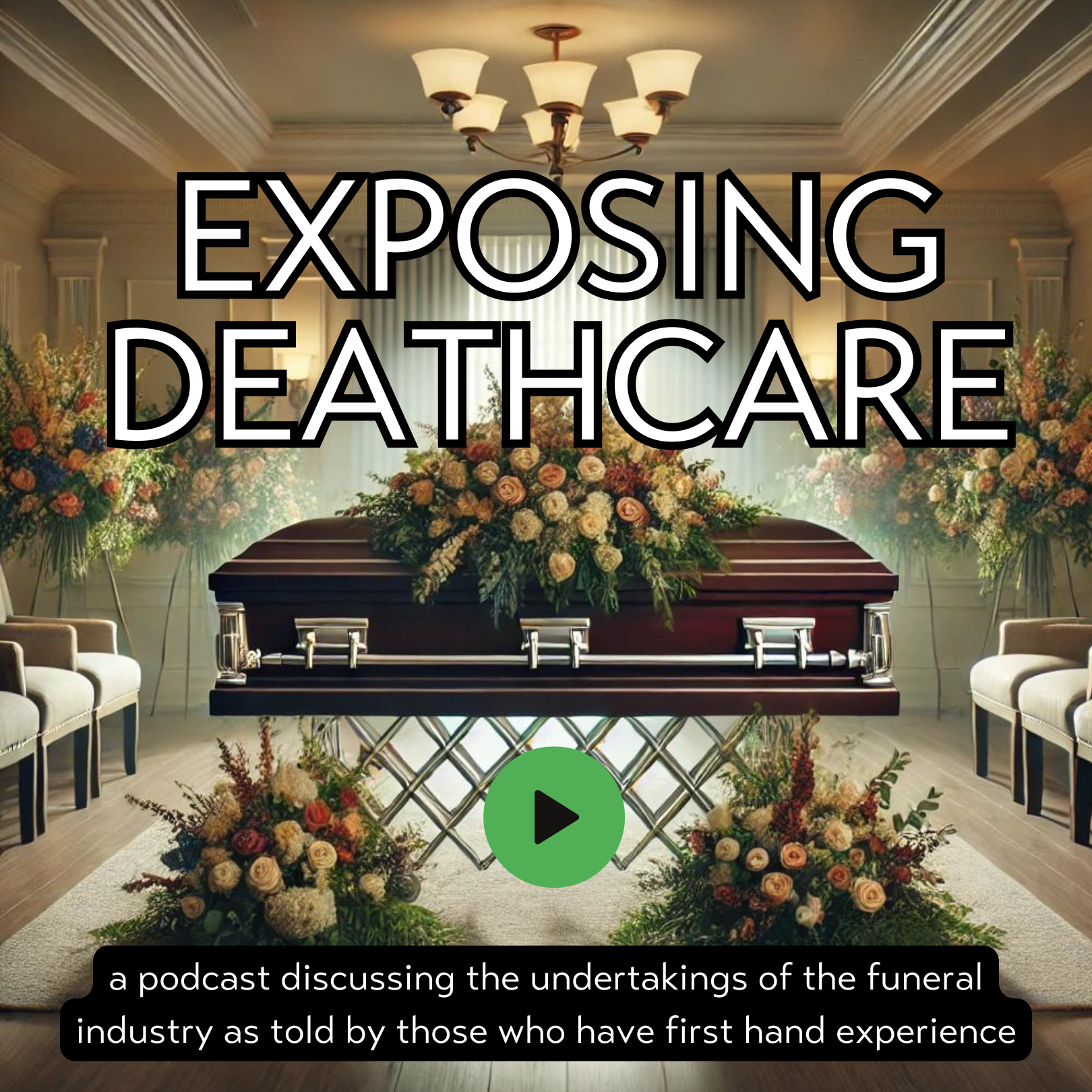 Inside the threshold of the Davis Mortuary Scandal episode artwork
