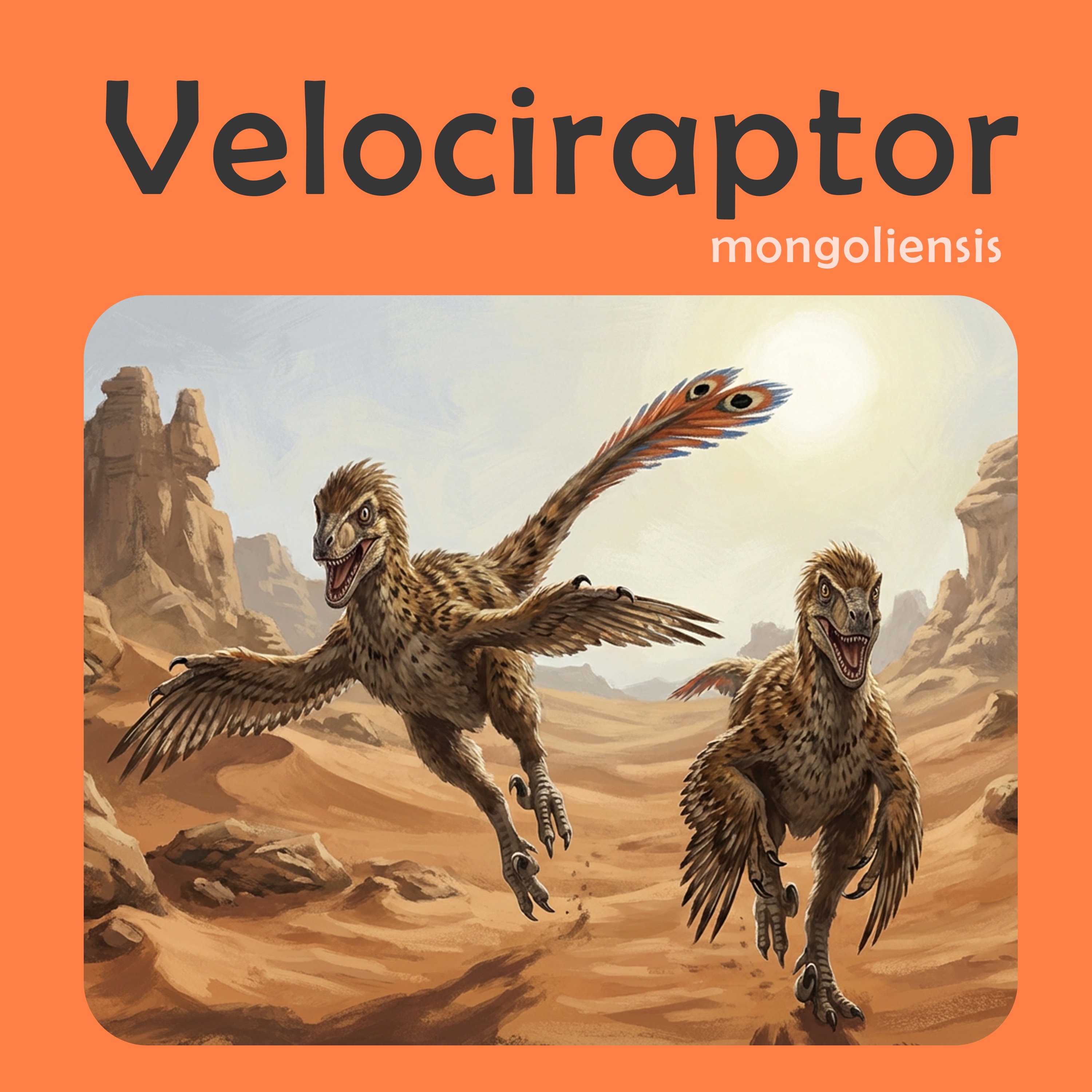 Mirage and Dagger the Velociraptors and the Dangerous Desert episode artwork