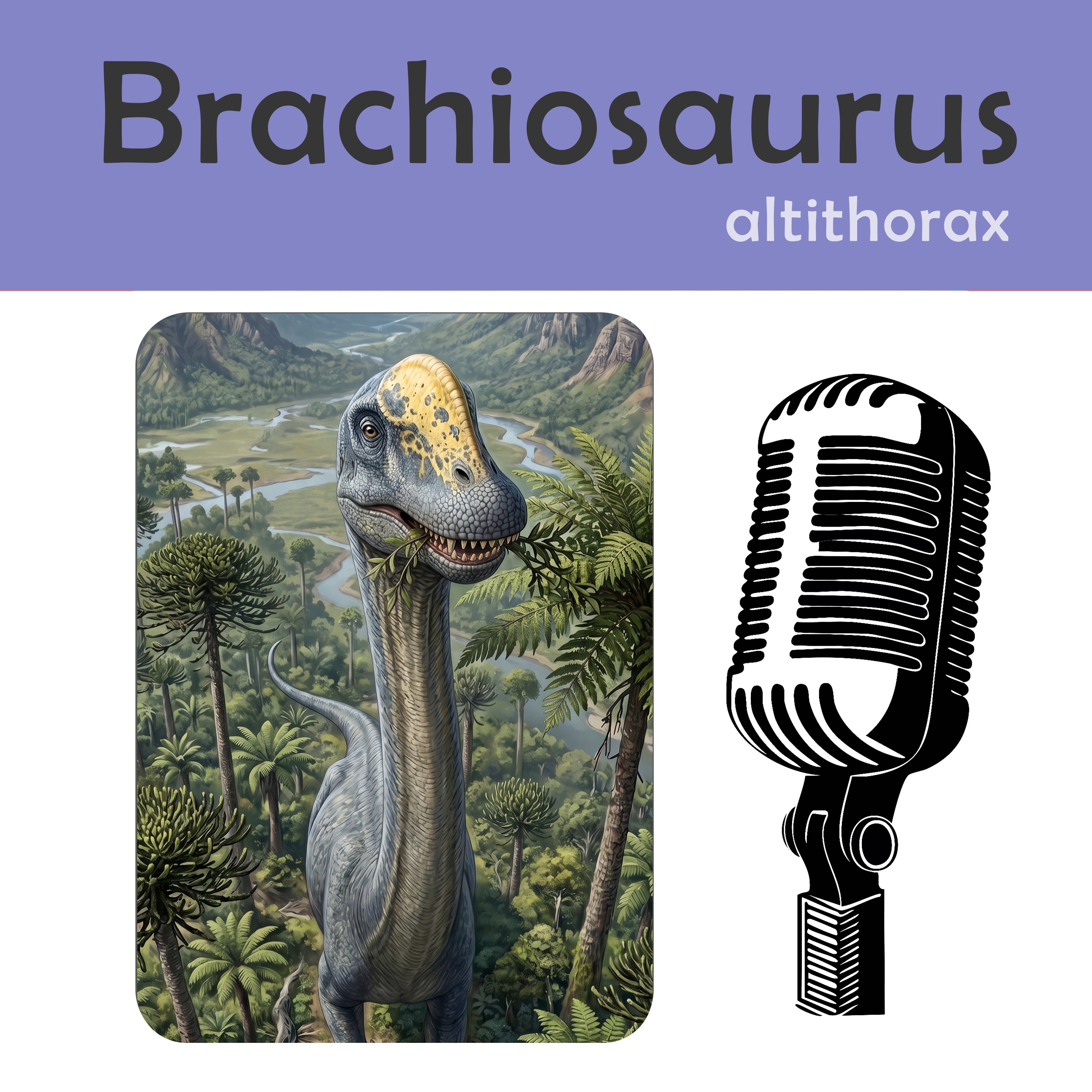 Thunderwood the Brachiosaurus Interview episode artwork