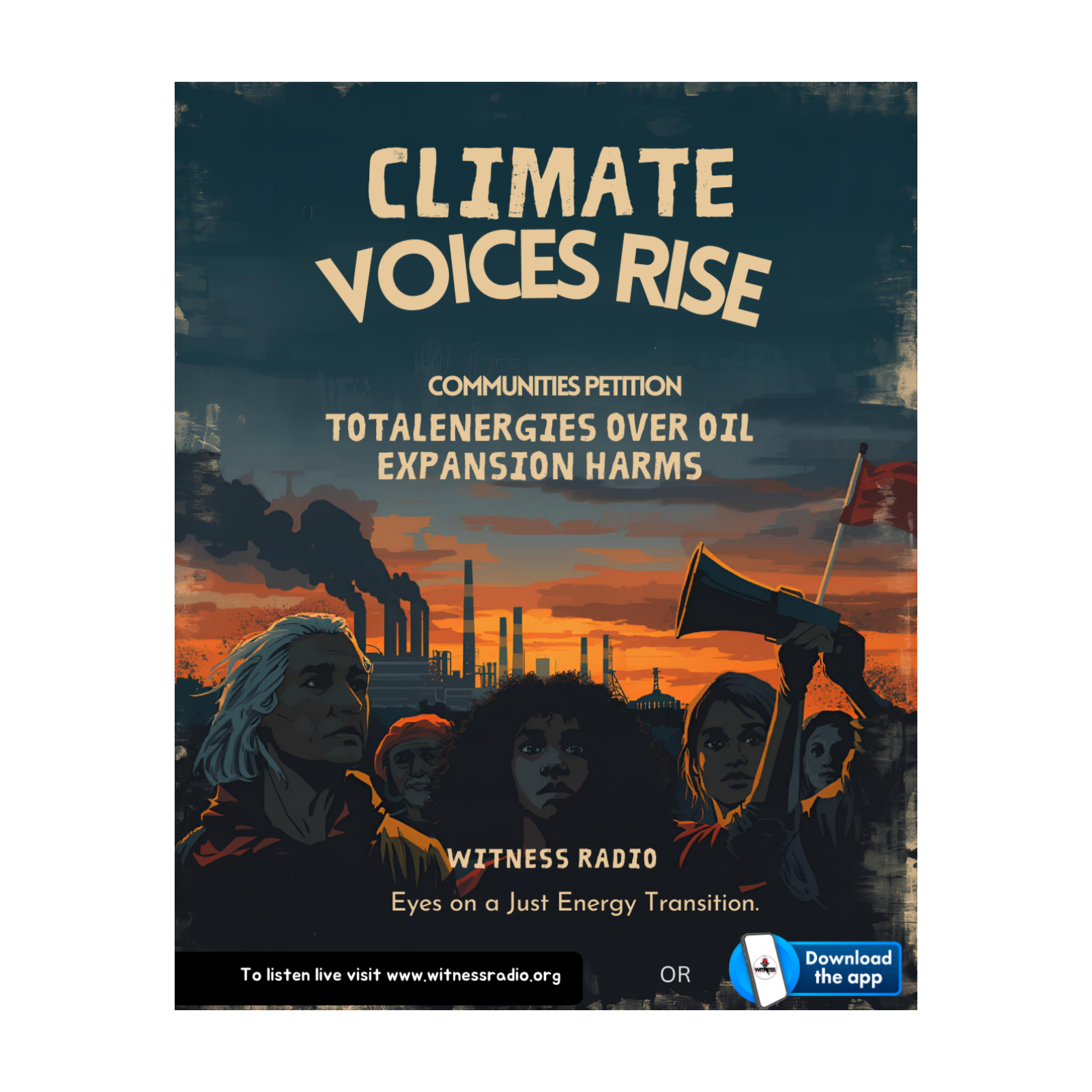Climate Voices Rise - Community petition TotalEnergies Over Oil Expansion Harms  episode artwork