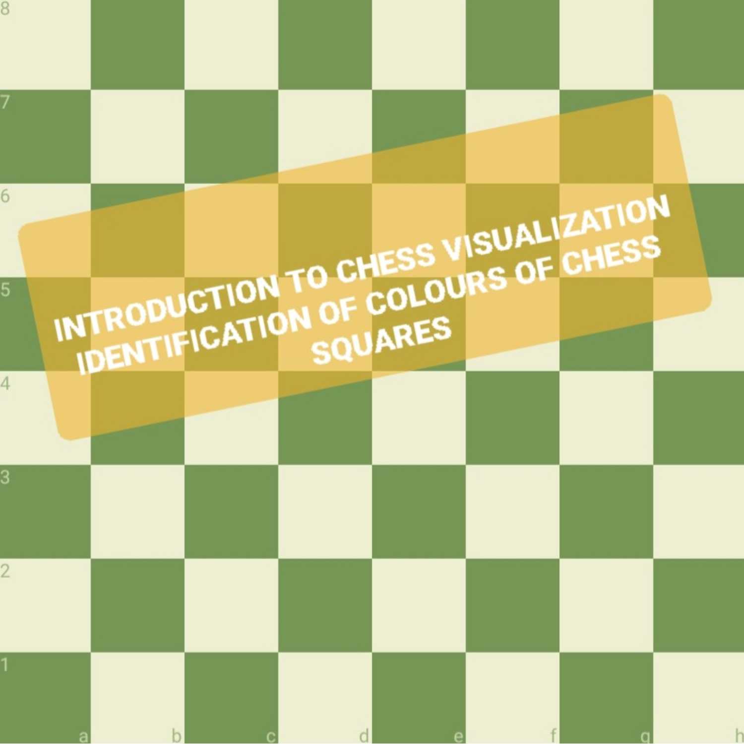Introduction to Chess Visualization.