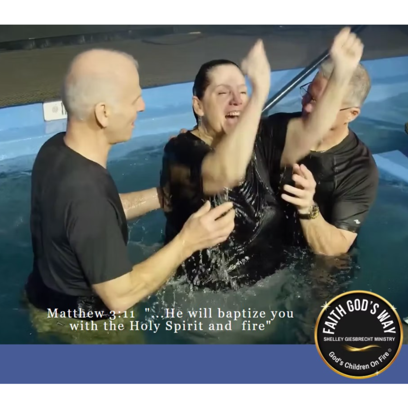 Faith God's Way - God's Children On Fire ©  Discipling, casting demons, laying hands, water baptism podcast artwork