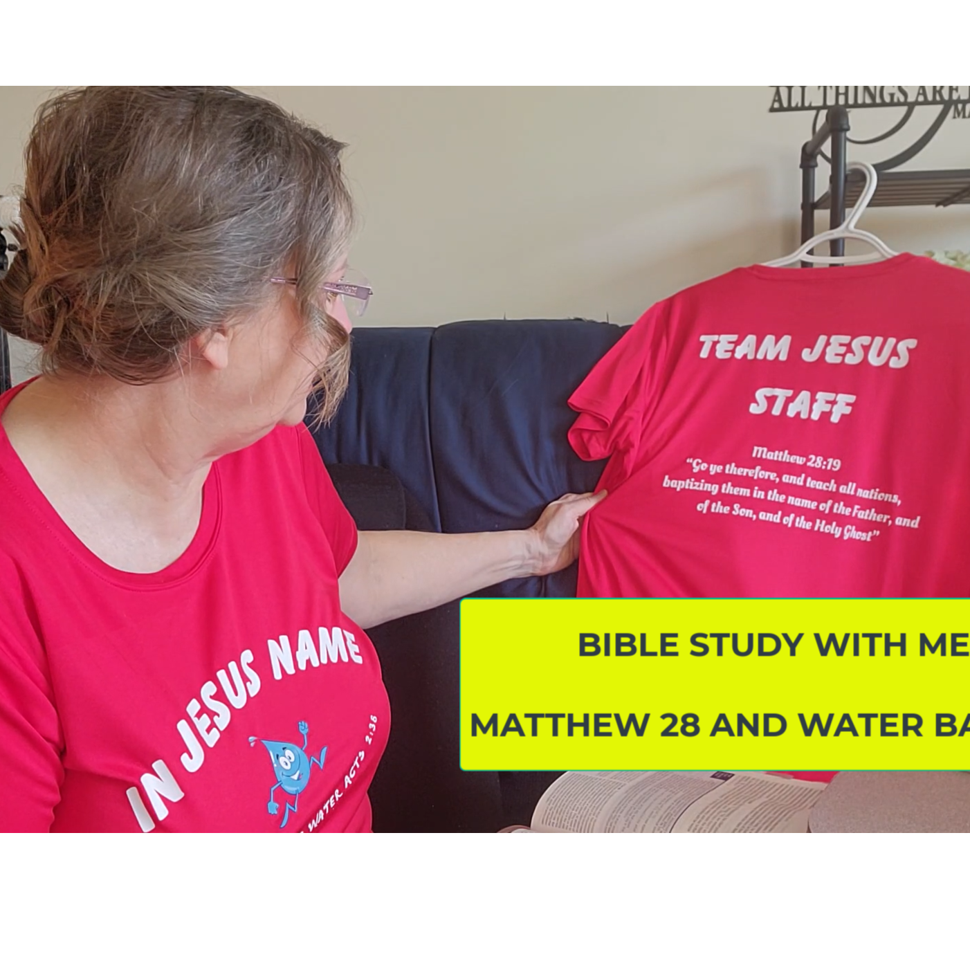 Podcast - Bible Study With Me - Matthew 28 and Water Baptism episode artwork