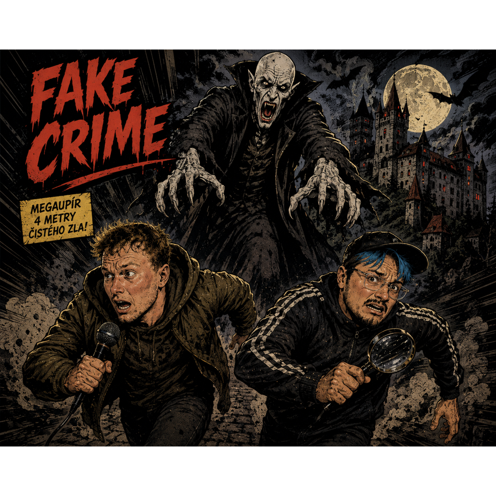 "Já jsem pouhý veleupír, to kvůli mně vyhynuli dinosauři" episode artwork