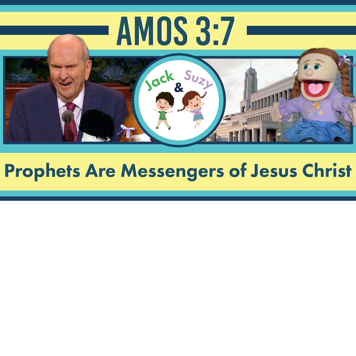 Jack & Suzy Come Follow Me for Kids and Family scripture time
