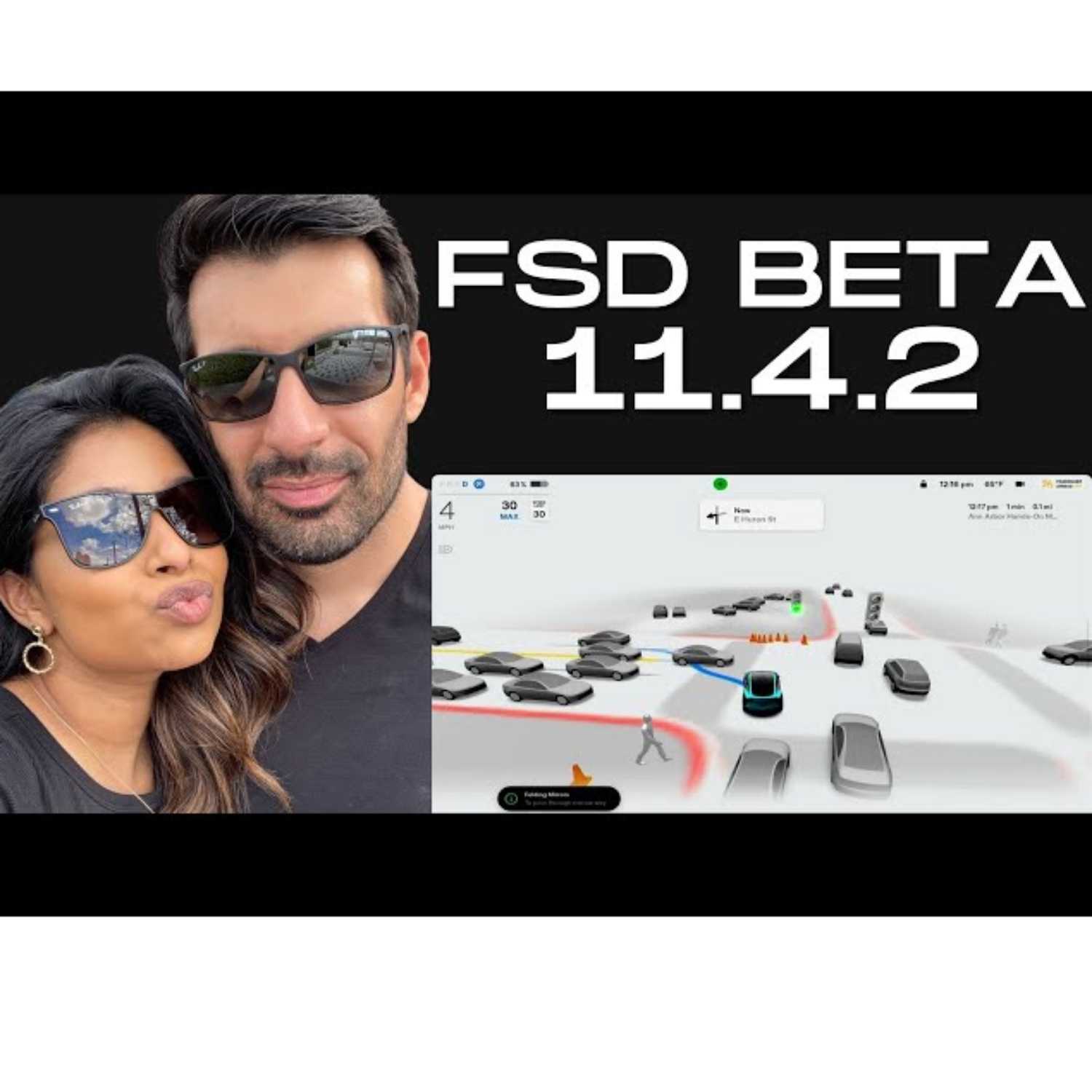 Tesla FSD WIFE TEST 11.4.2 - Are we there yet?