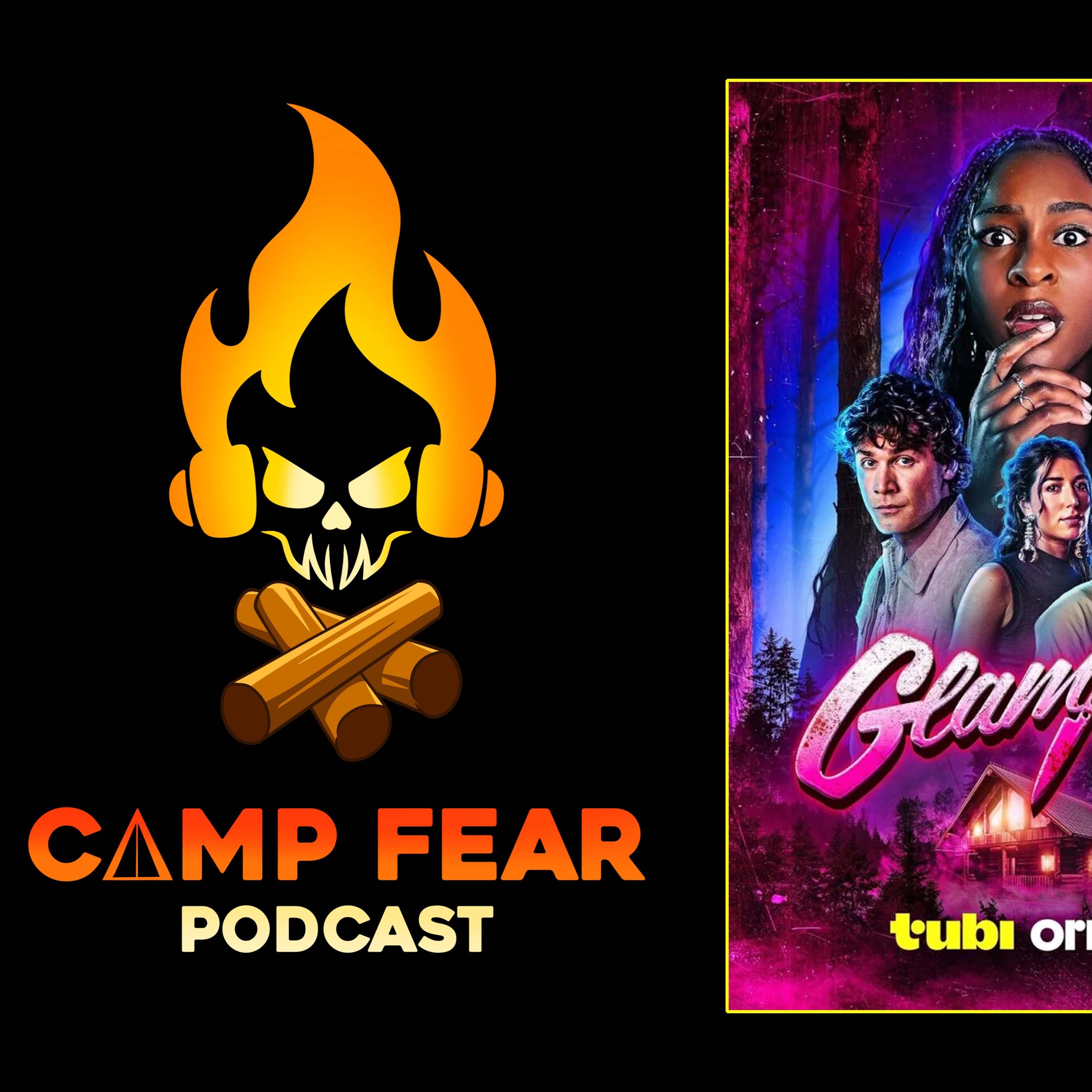 Camp Fear Podcast discusses Tubi Horror Original Glamping episode artwork