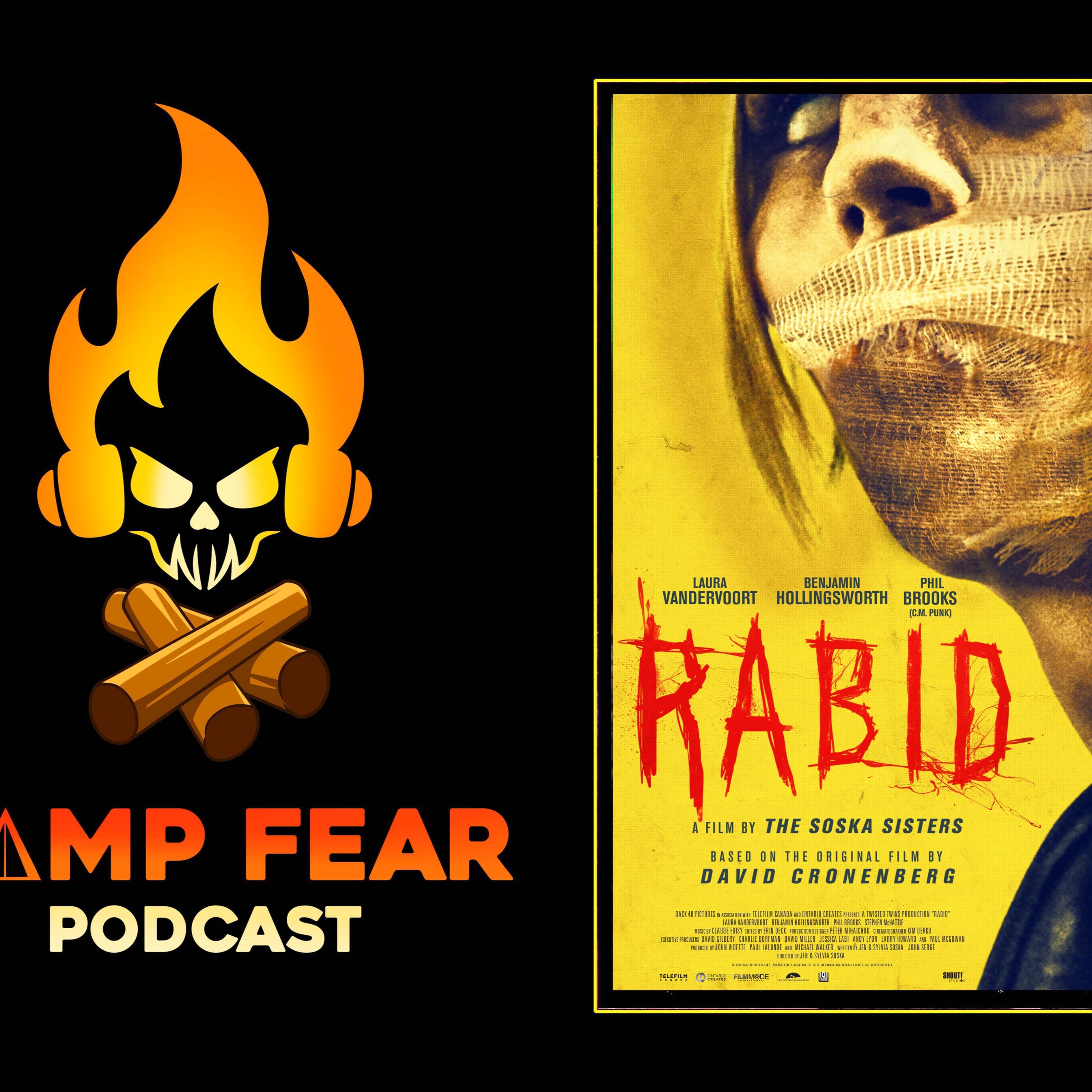 Fearopoly presents Camp Fear Podcast discusses Soska Sisters' Rabid episode artwork
