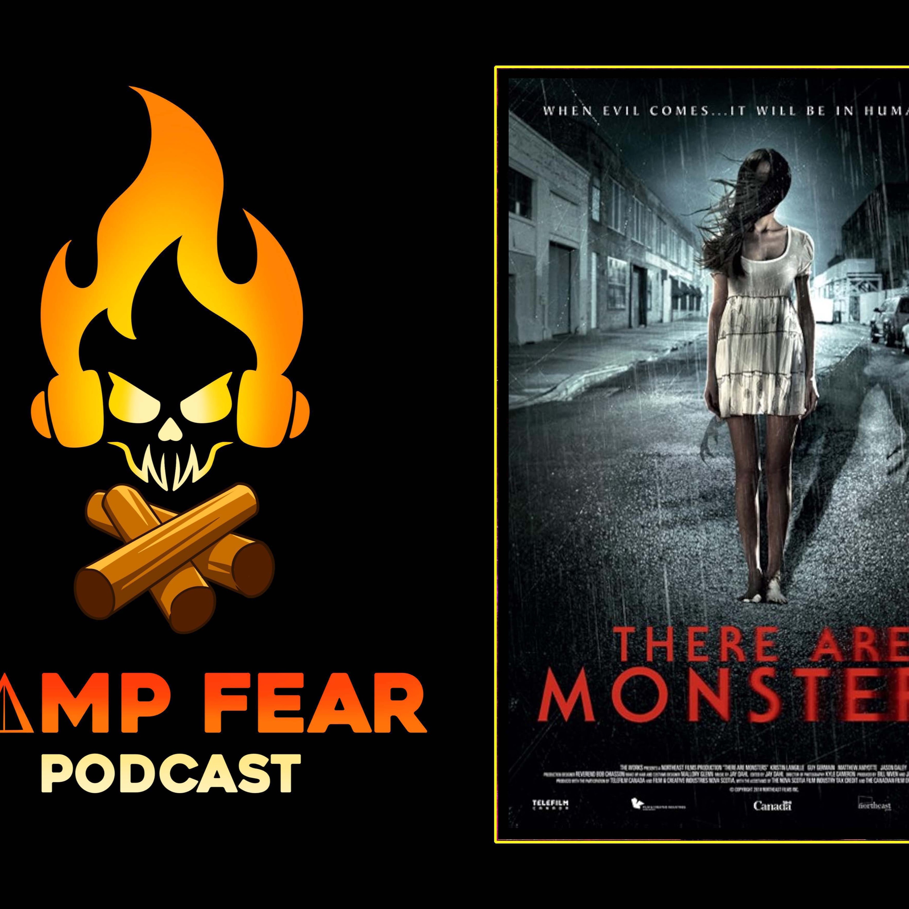Fearopoly presents Camp Fear Podcast discusses Convibe's There Are Monsters episode artwork