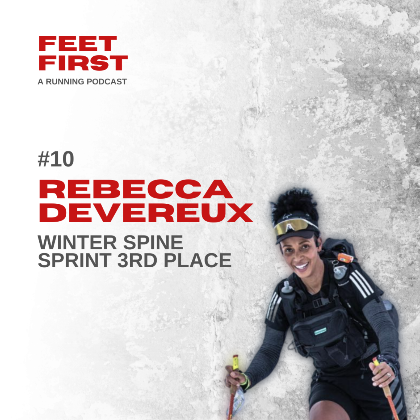 #10 - Rebecca Devereux - Winter Spine Sprint 3rd Place