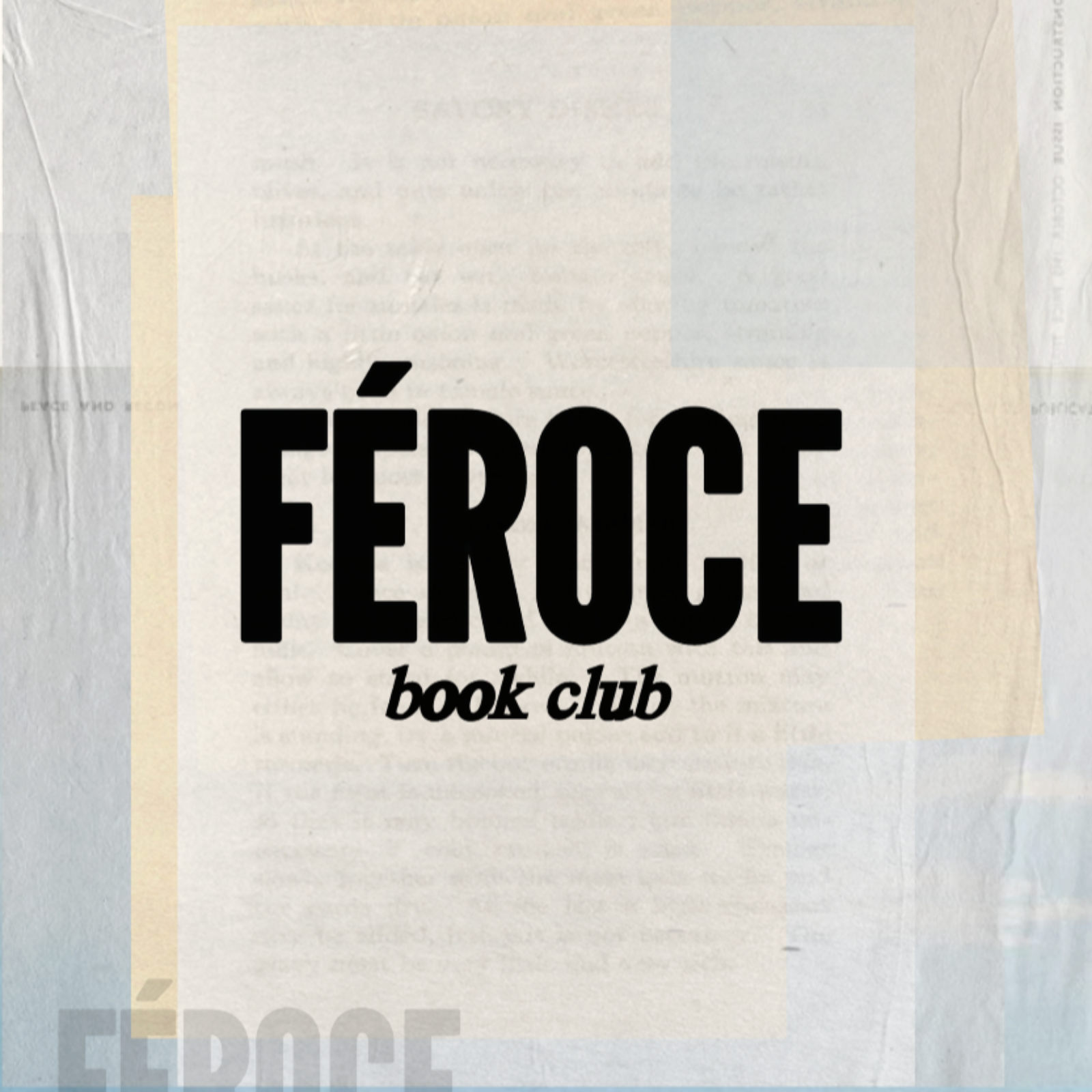 Féroce Book Club cover art