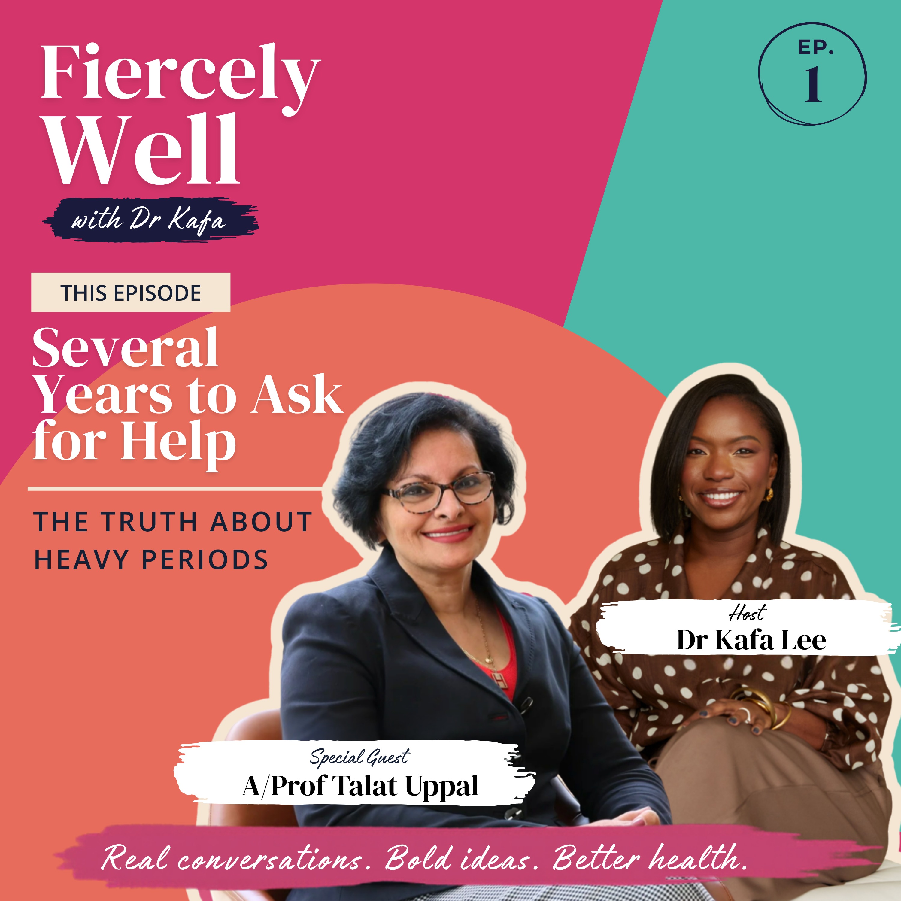 Episode 1. Several Years to Ask for Help: The Truth About Heavy Periods with A/Prof Talat Uppal episode artwork