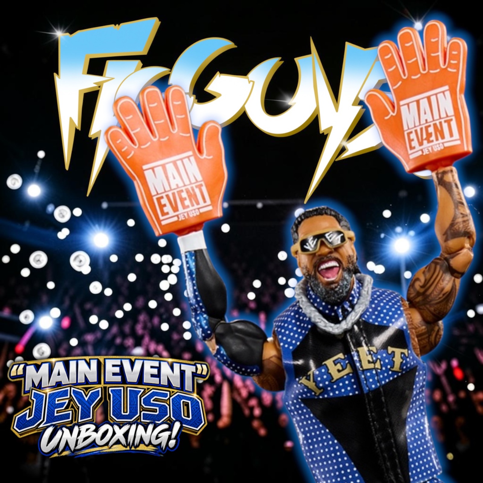 “MAIN EVENT” Jey Uso Ultimate Edition Unboxing! | The FigGuys #121