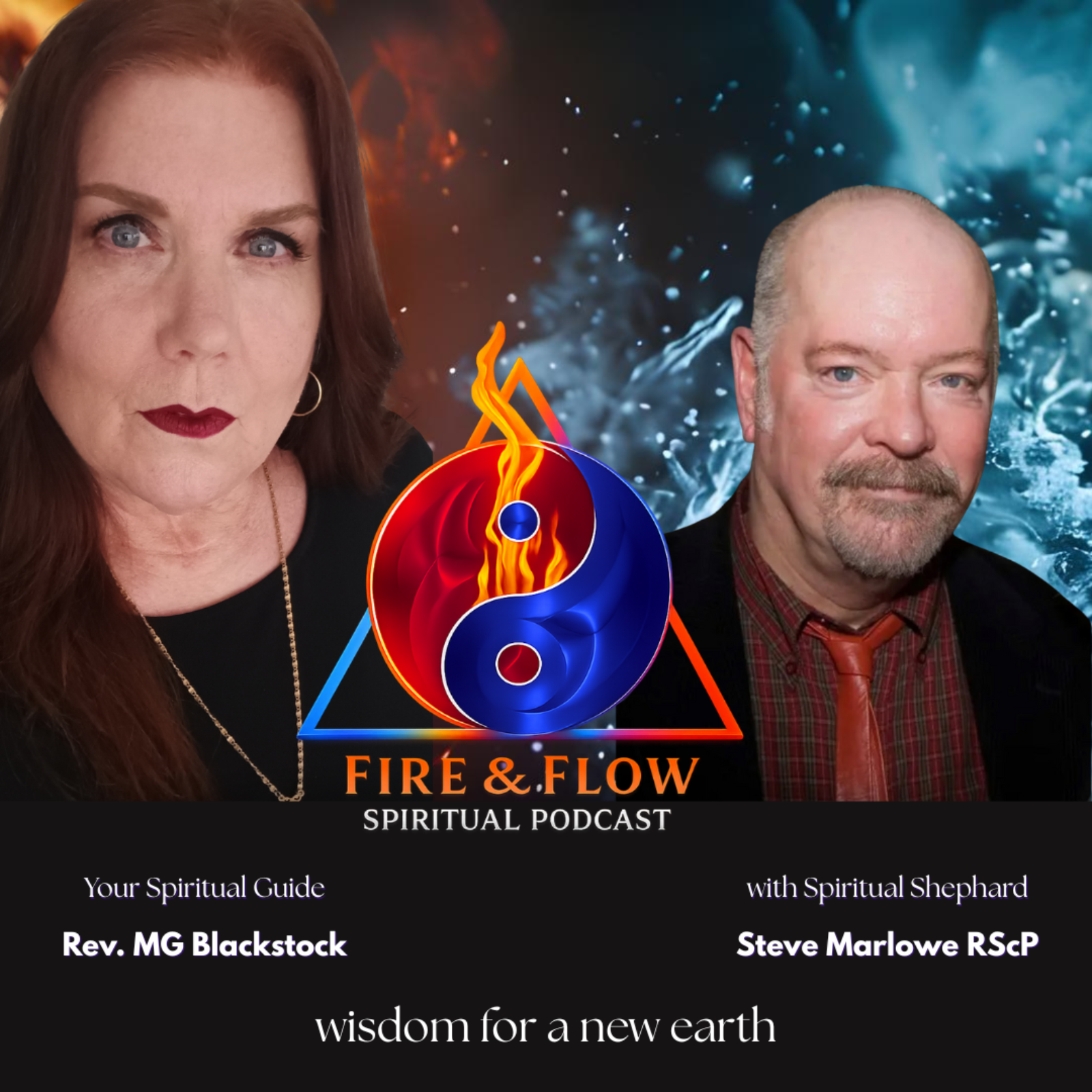 Fire & Flow Wisdom for a New Earth podcast artwork
