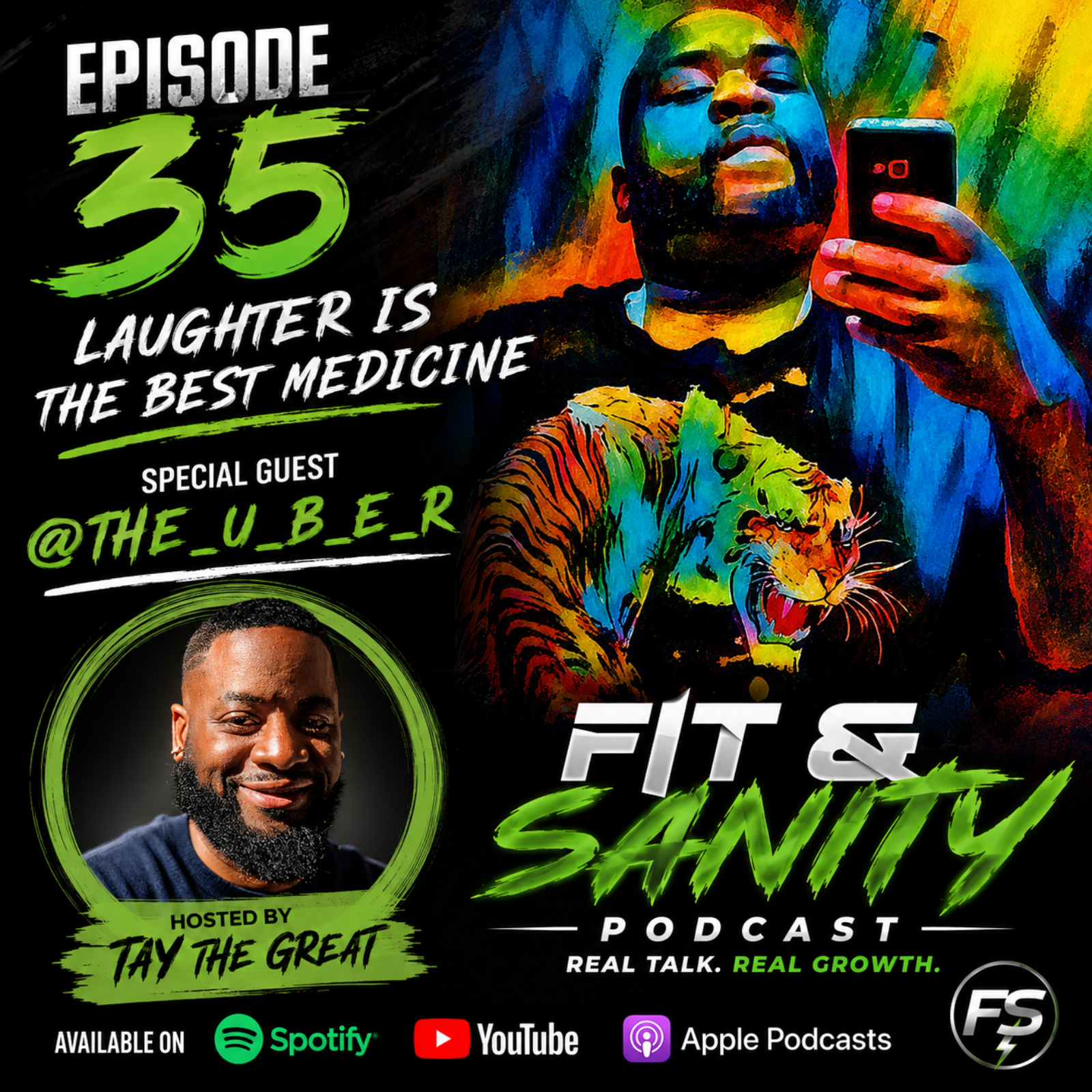 Fit & Sanity Podcast – Episode 35 Laughter Is the Best Workout episode artwork