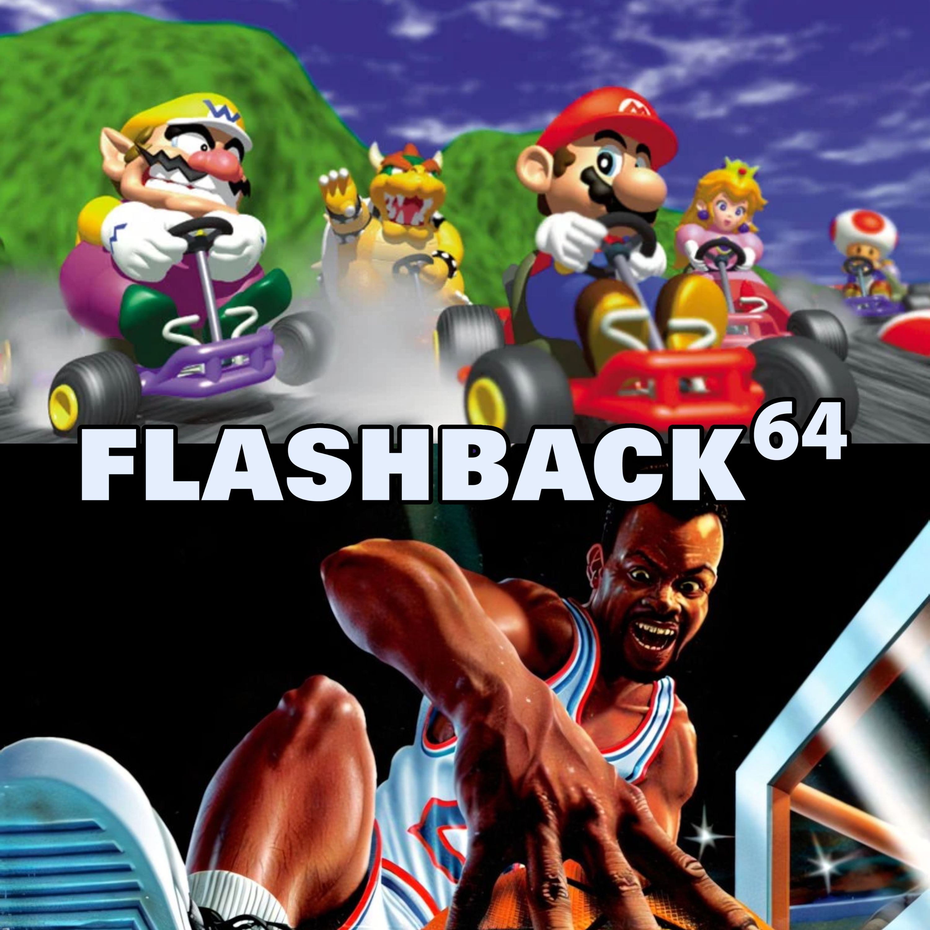 Mario Kart 64 / NBA Hangtime (With Nico and Corey) | N64 Game 9&10 episode artwork