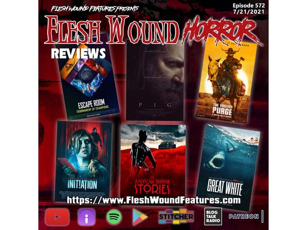 Flesh Wound HORROR - Episode 572: ESCAPE ROOM 2,PIG, FOREVER PURGE Reviews episode artwork