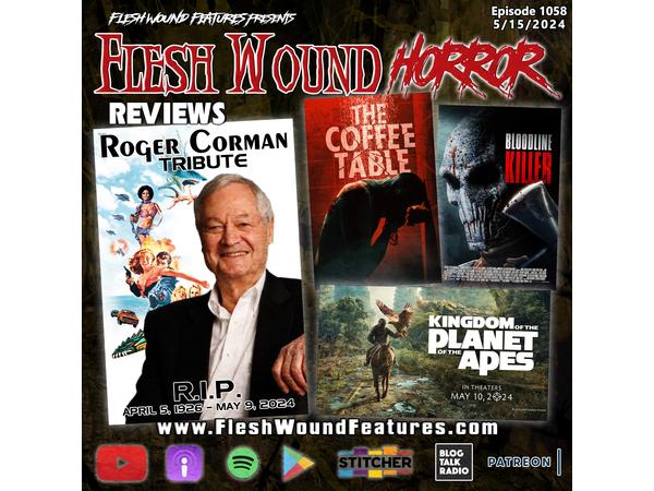 Flesh Wound HORROR -Episode 1058:  All New Reviews including THE COFFEE TABLE episode artwork