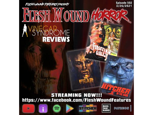 Flesh Wound HORROR - Episode 502: Fear The Hitcher (VINEGAR SYNDROME Reviews) episode artwork