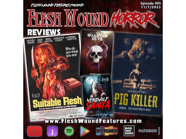 Flesh Wound HORROR - Episode 995: All New Reviews including SUITABLE FLESH episode artwork