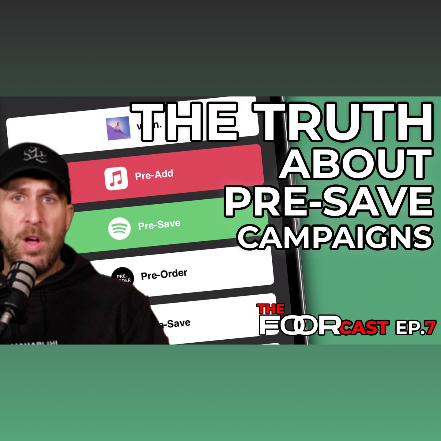 Do PRE-SAVE CAMPAIGNS actually work!? | FooRcast Episode 7 episode artwork