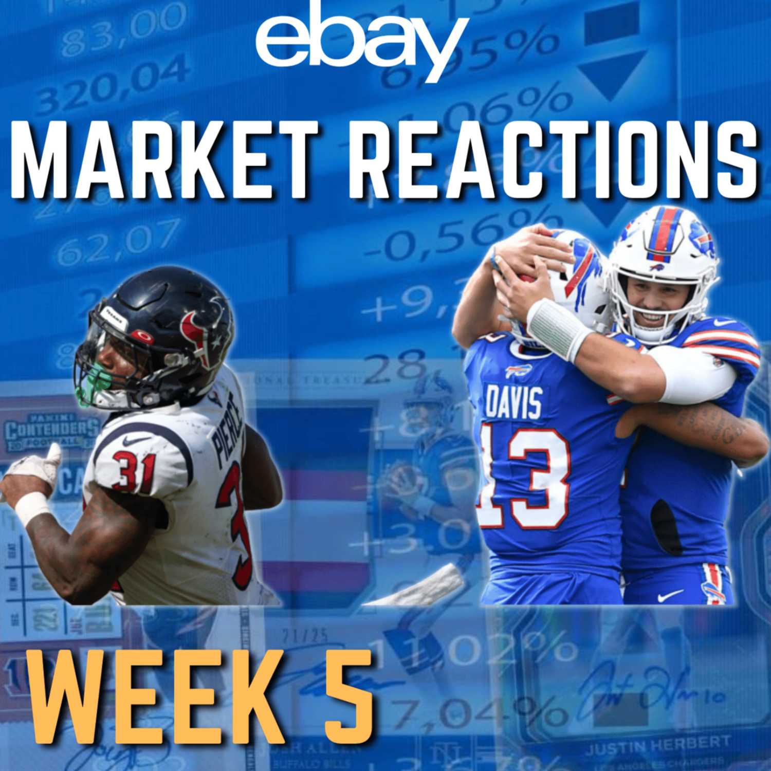 Top 10 Players Going UP in Value (Football Cards) - NFL Week 5 Reactions episode artwork
