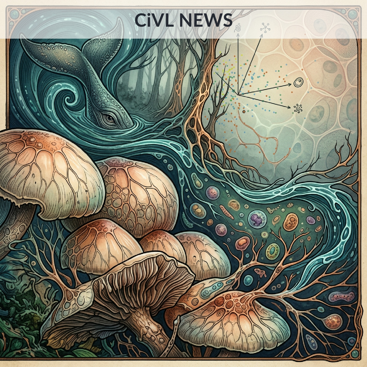 CiVL News: Mar 31, 2026, 6:05 AM PDT -- Whales Face 'God Squad' While Forests Fall and Cells Reveal Hidden Currents episode artwork