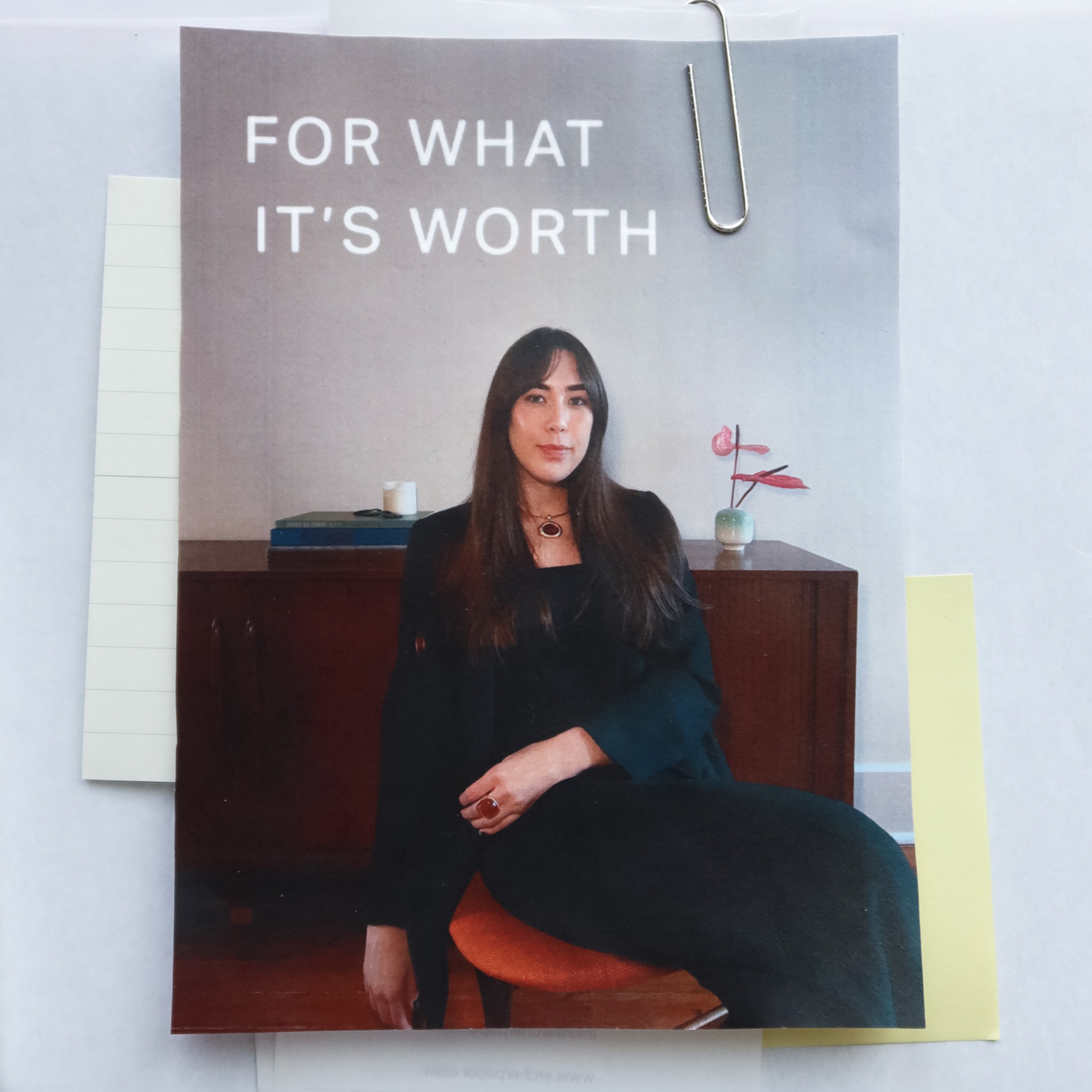 For What It's Worth