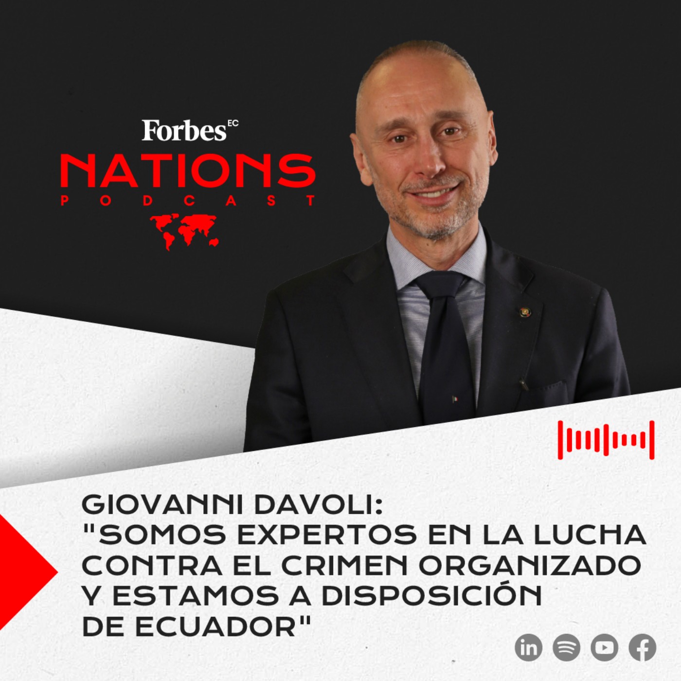 Capítulo 177: Giovanni Davoli: "Somos expertos en la lucha contra el crimen organizado y estamos a disposición de Ecuador" episode artwork