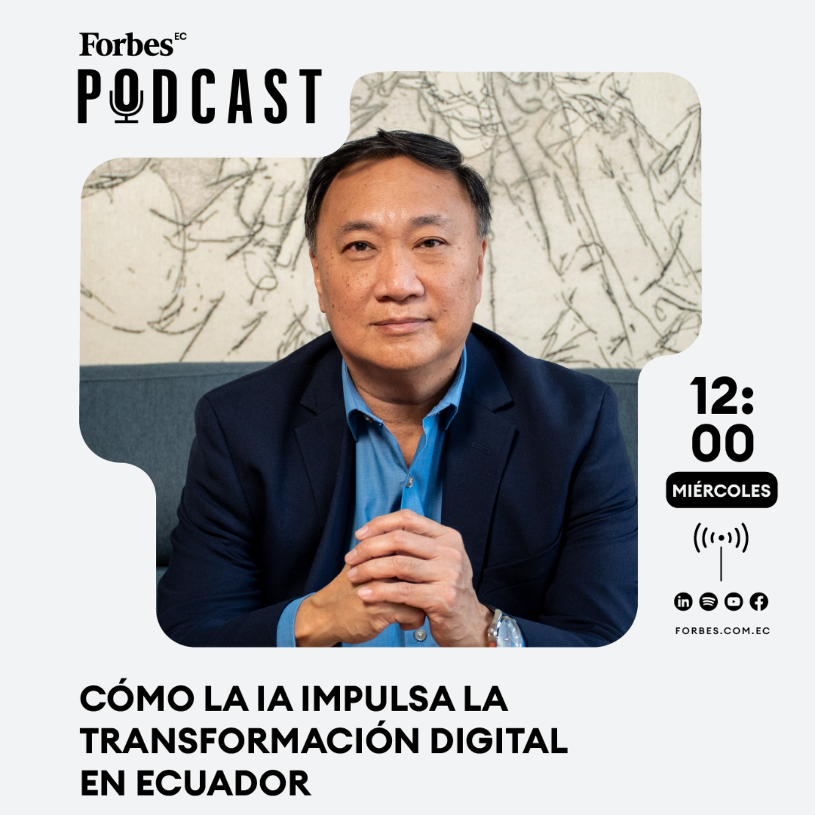 Capítulo #243: Cómo la IA impulsa la transformación digital en Ecuador episode artwork