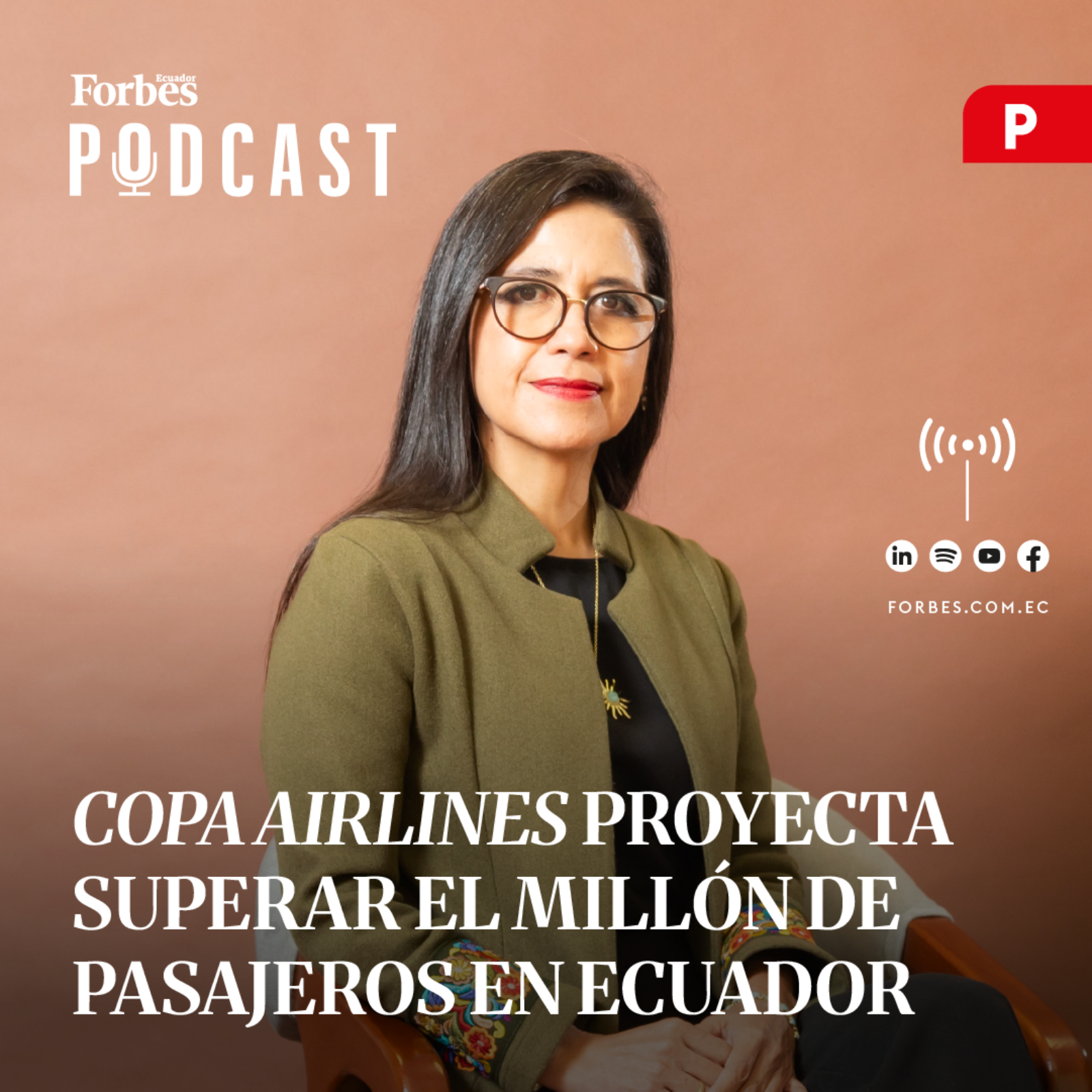 Capítulo #314: Copa Airlines proyecta superar el millón de pasajeros en Ecuador episode artwork