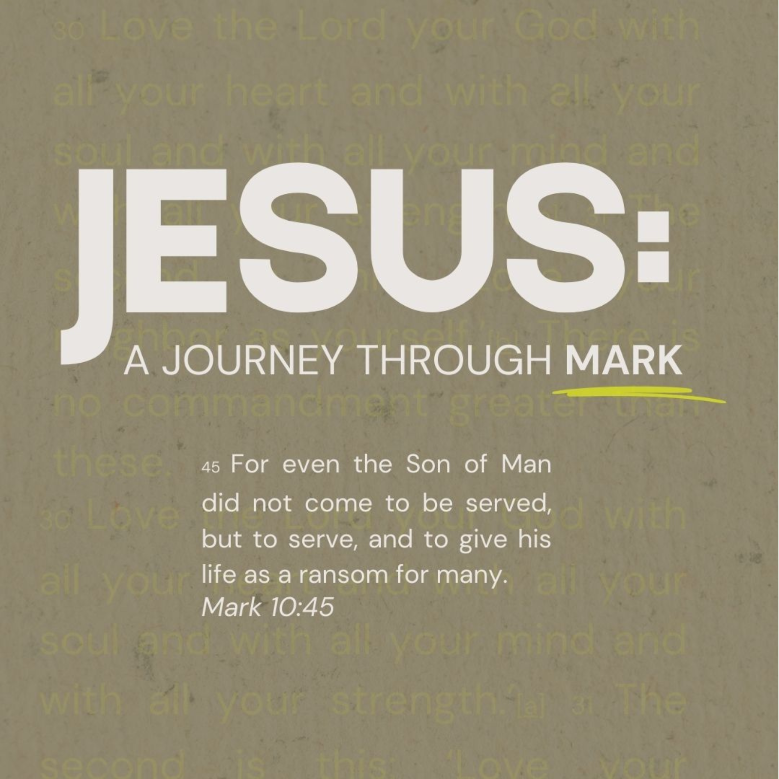 Two Kingdoms - Jordan Baker | Jesus: A Journey Through Mark | episode artwork