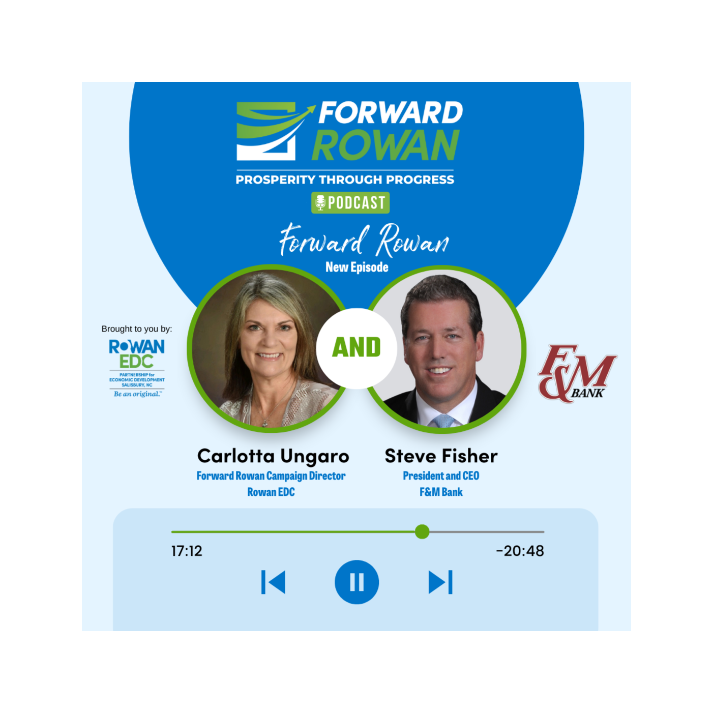 Forward Rowan Campaign - Steve Fisher, President & CEO of F&M Bank episode artwork