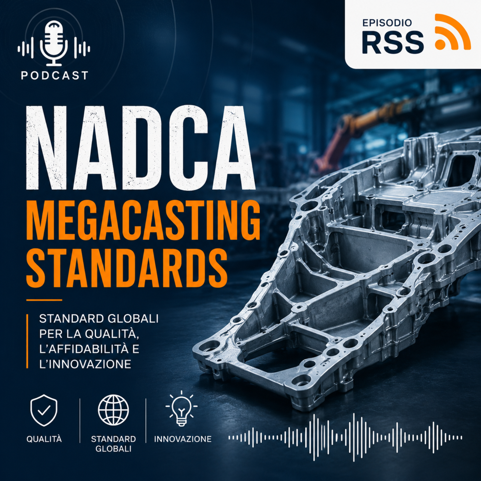 NADCA standards for megacasting episode artwork