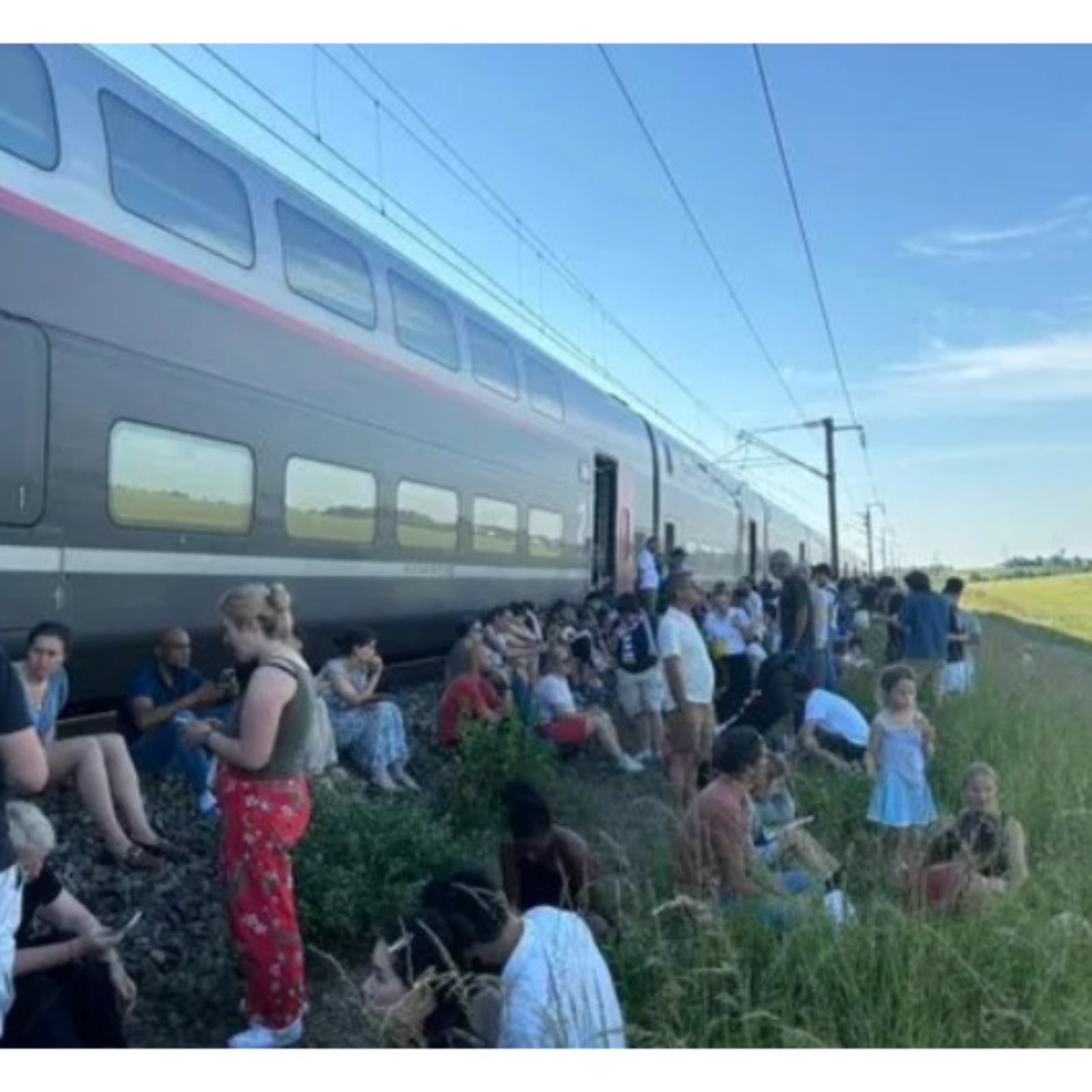 TGV Bloccati per ore sotto il sole, passeggeri disidratati - EDF, Macron promette di elettrificare la Francia - Ferrari presenta "Luce" - Meteo Parigi e Milano episode artwork