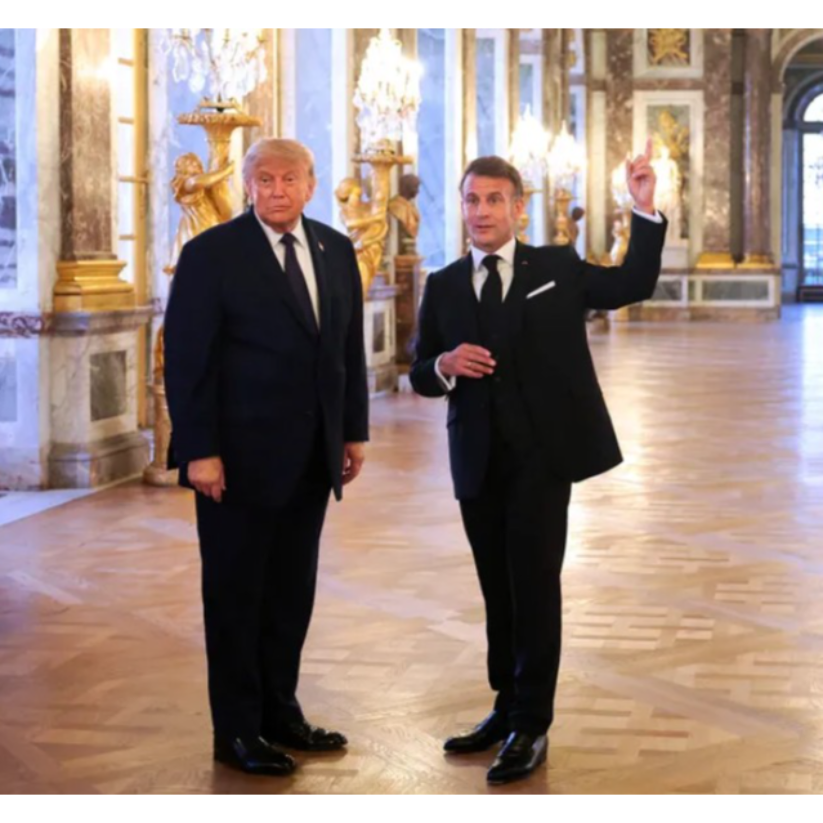 Dopo aver fatto aspettare tutti, Trump arriva da Re a Versailles - Francia in allarme "Canicule", concerti annullati - Crolla prezzo petrolio - Meteo Parigi Monte Carlo e Milano  episode artwork
