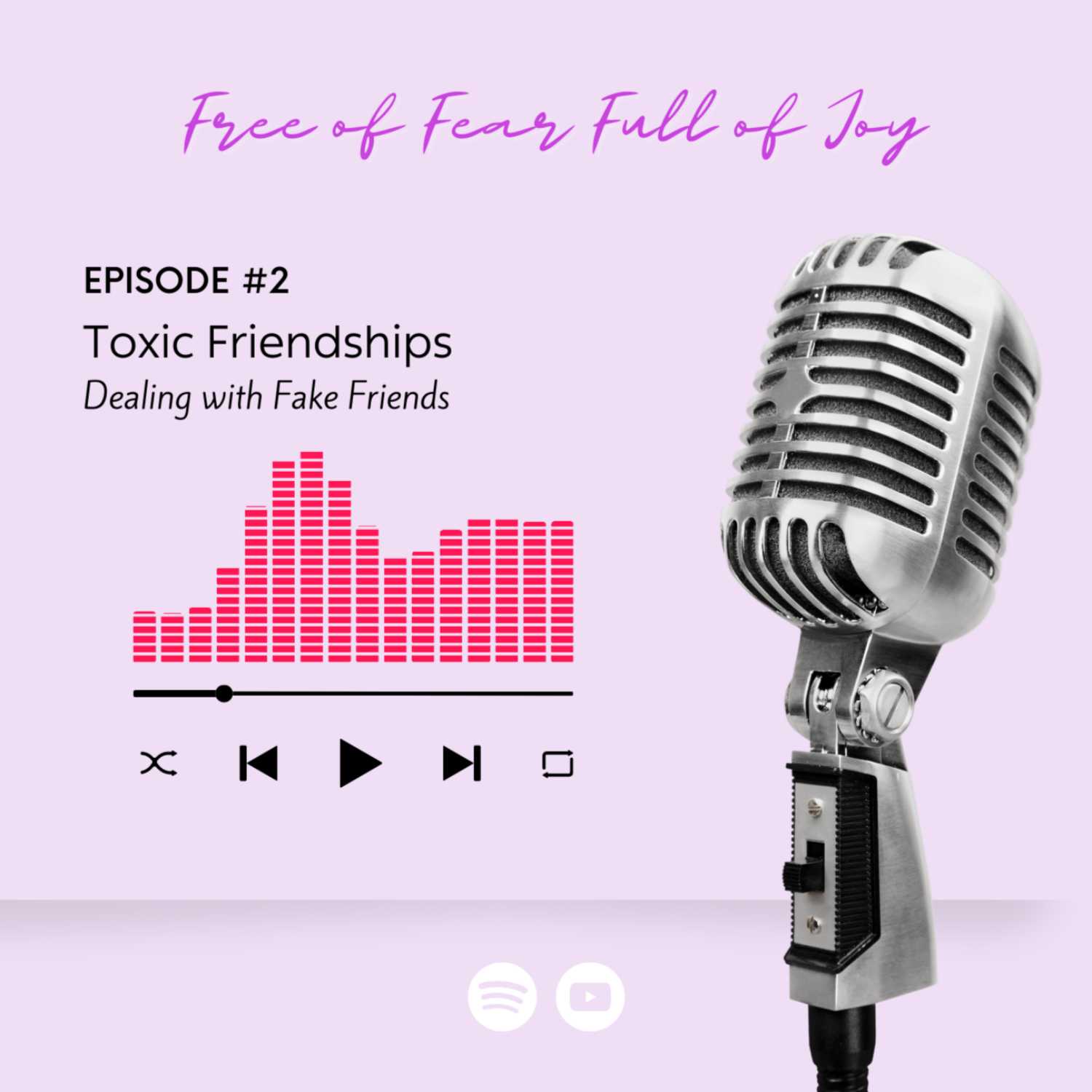 Free of Fear Full of Joy Podcast - Self Help Podcast for Women