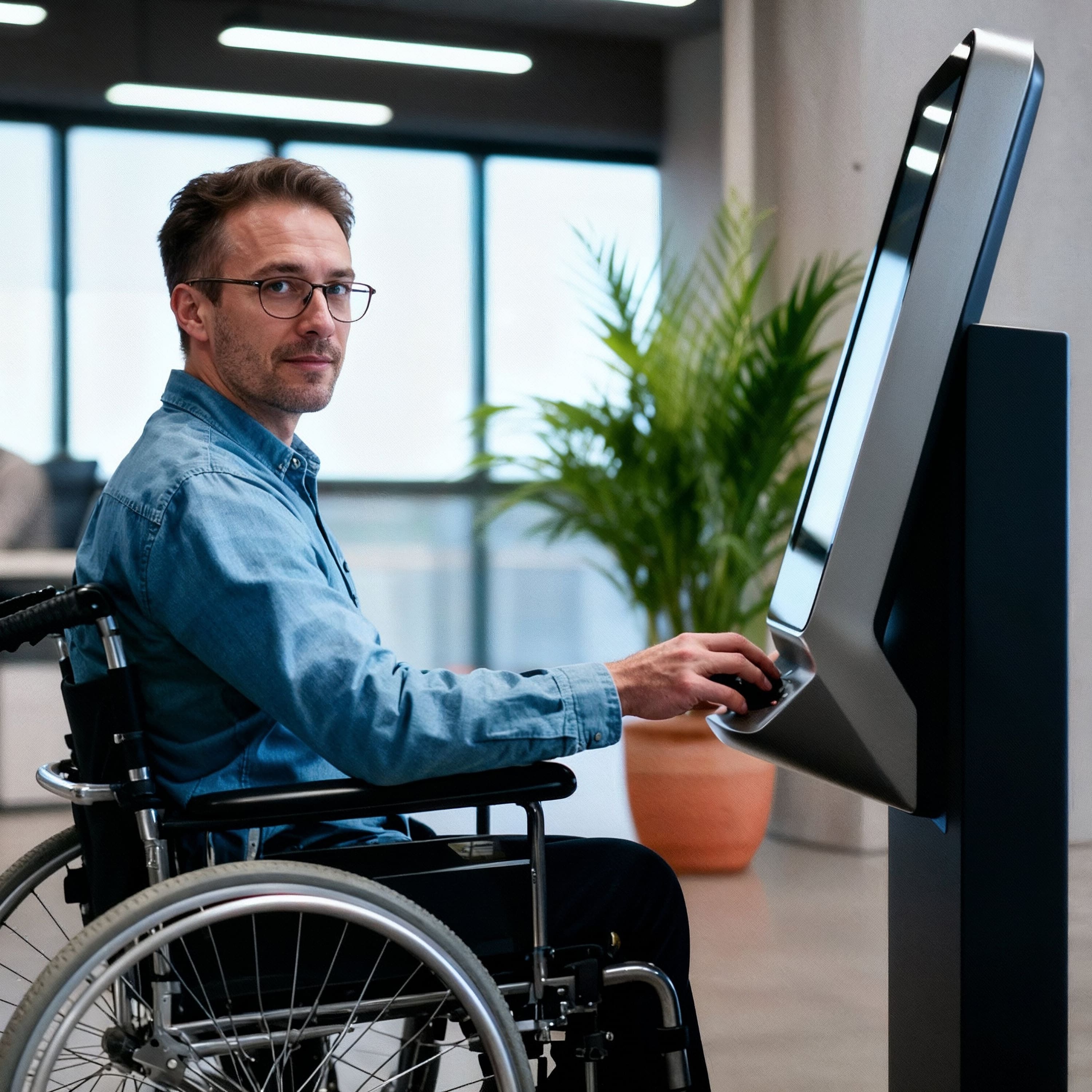 Nachhaltige Benutzererfahrung durch barrierefreie Kioske für Umwelt und Gesellschaft