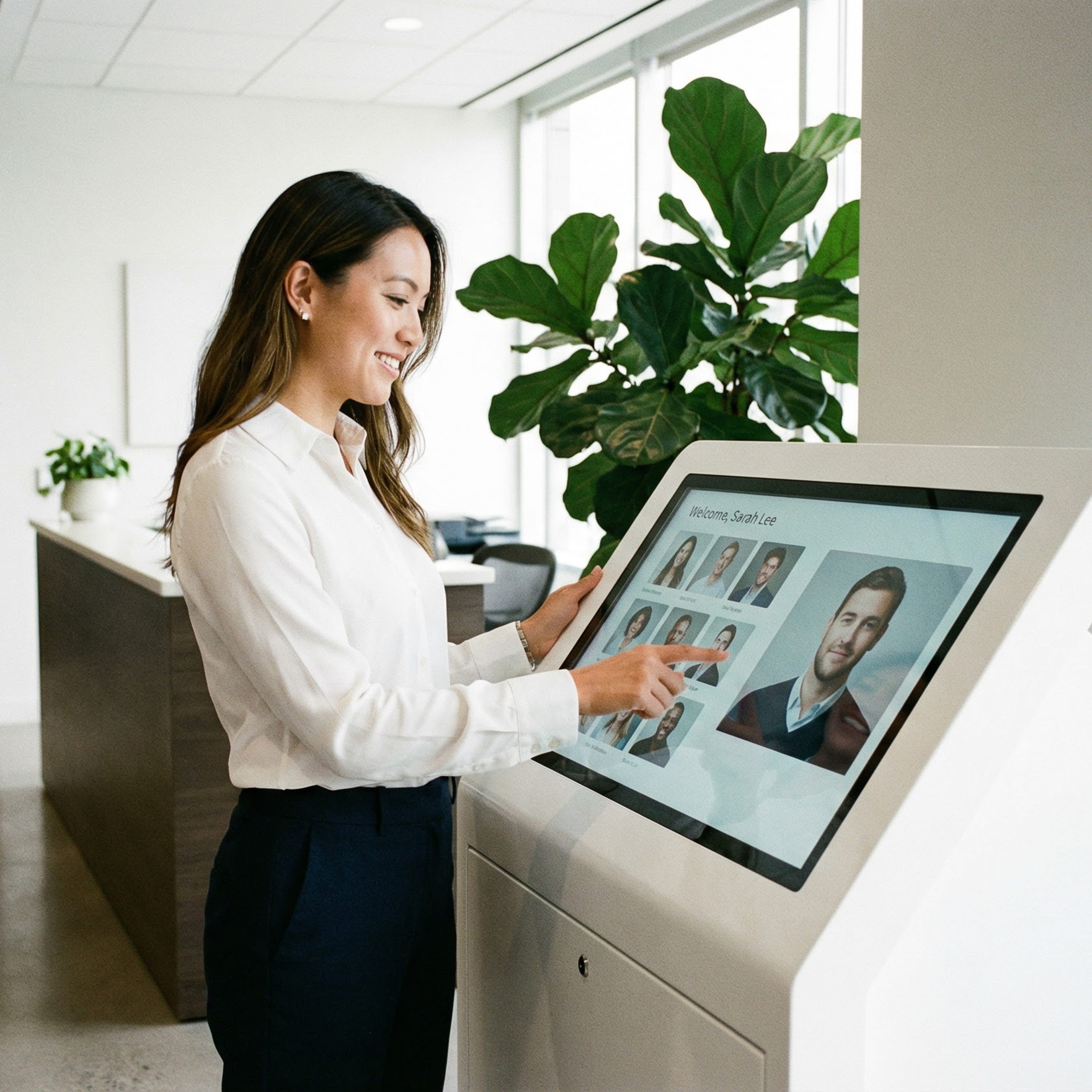 Virtueller Empfang vs. Self-Check-in-Kiosk – Der richtige Empfangsansatz für moderne Unternehmen