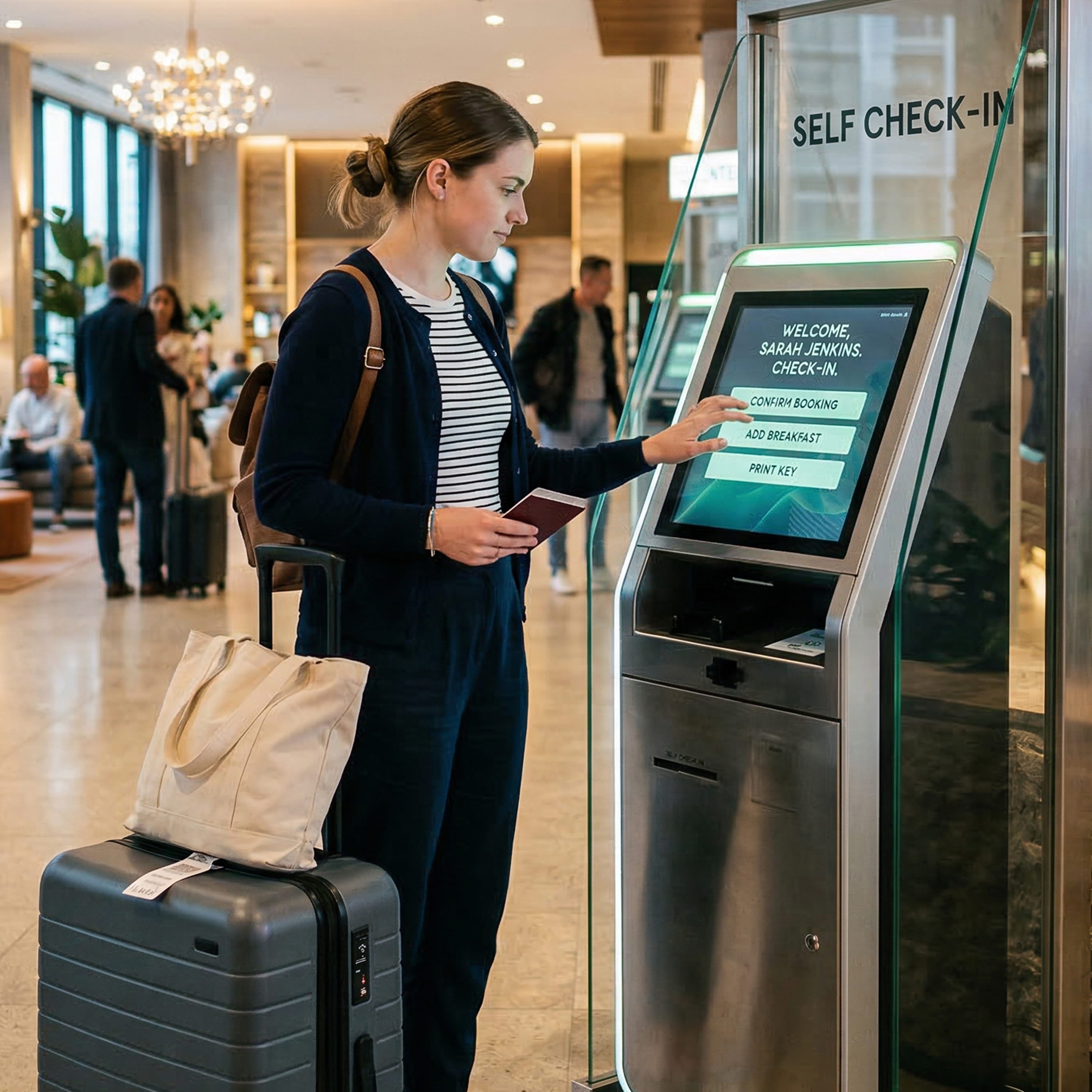 Self-Check-in Automat für kleine Hotels und Hostels – flexible Gästeregistrierung