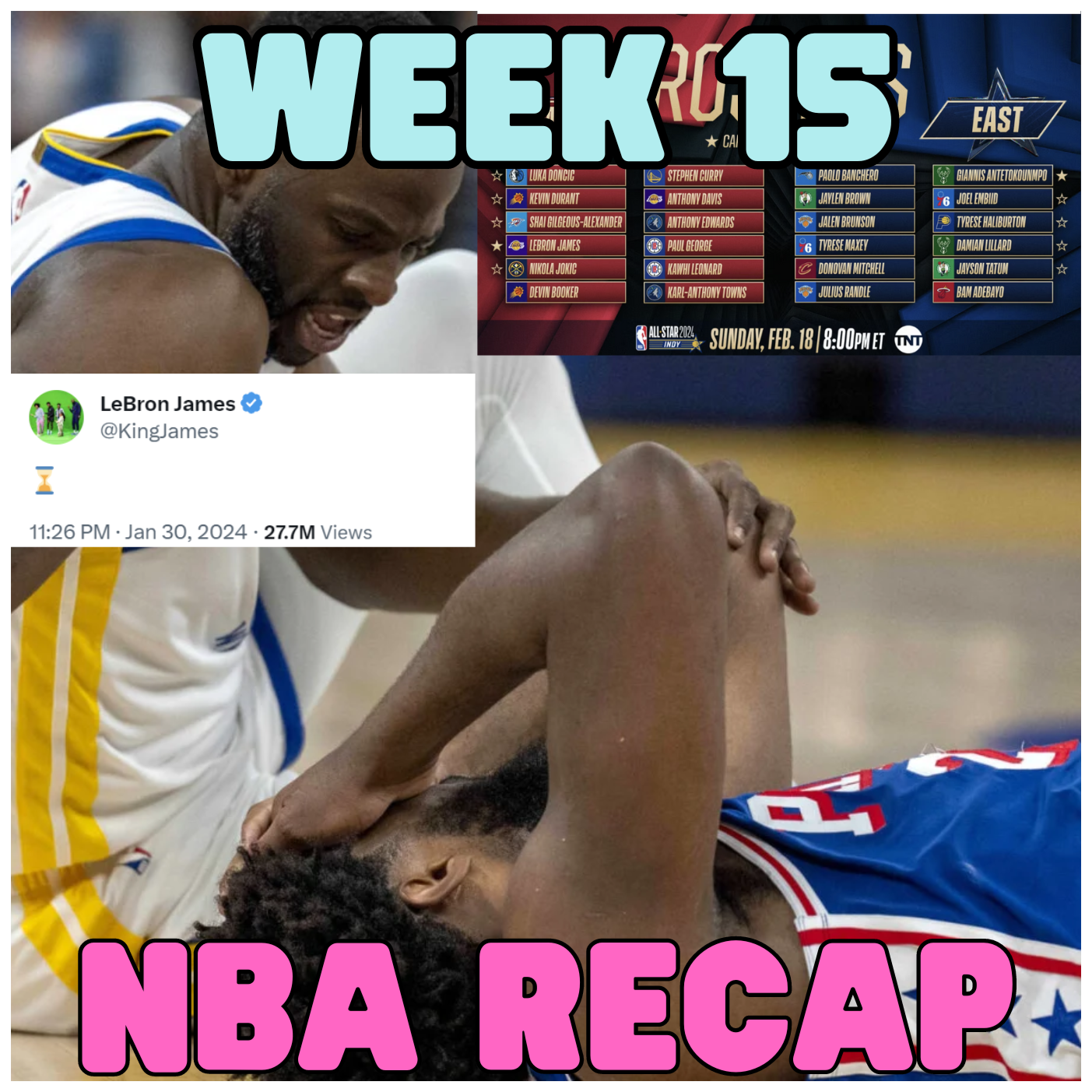 Devastating Injuries, All Star Snubs, And Trading a GOAT? - NBA Week 15 Recap - podcast episode cover