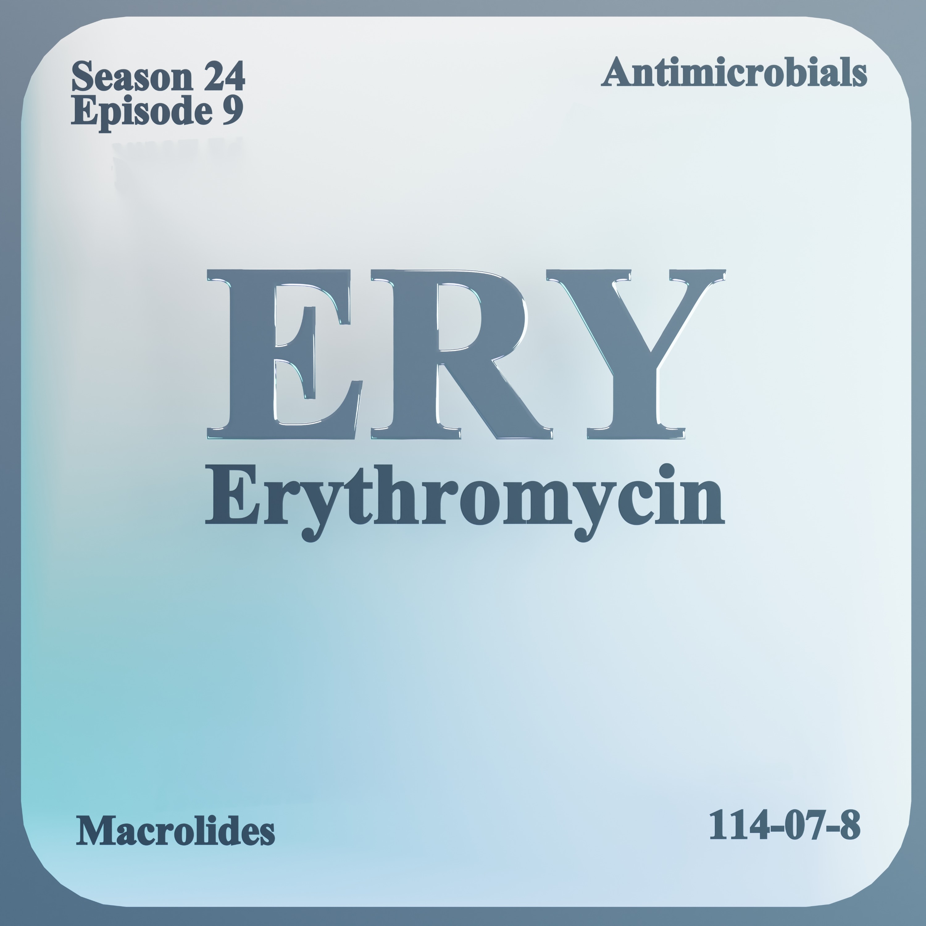 Erythromycin (S24E9) episode artwork