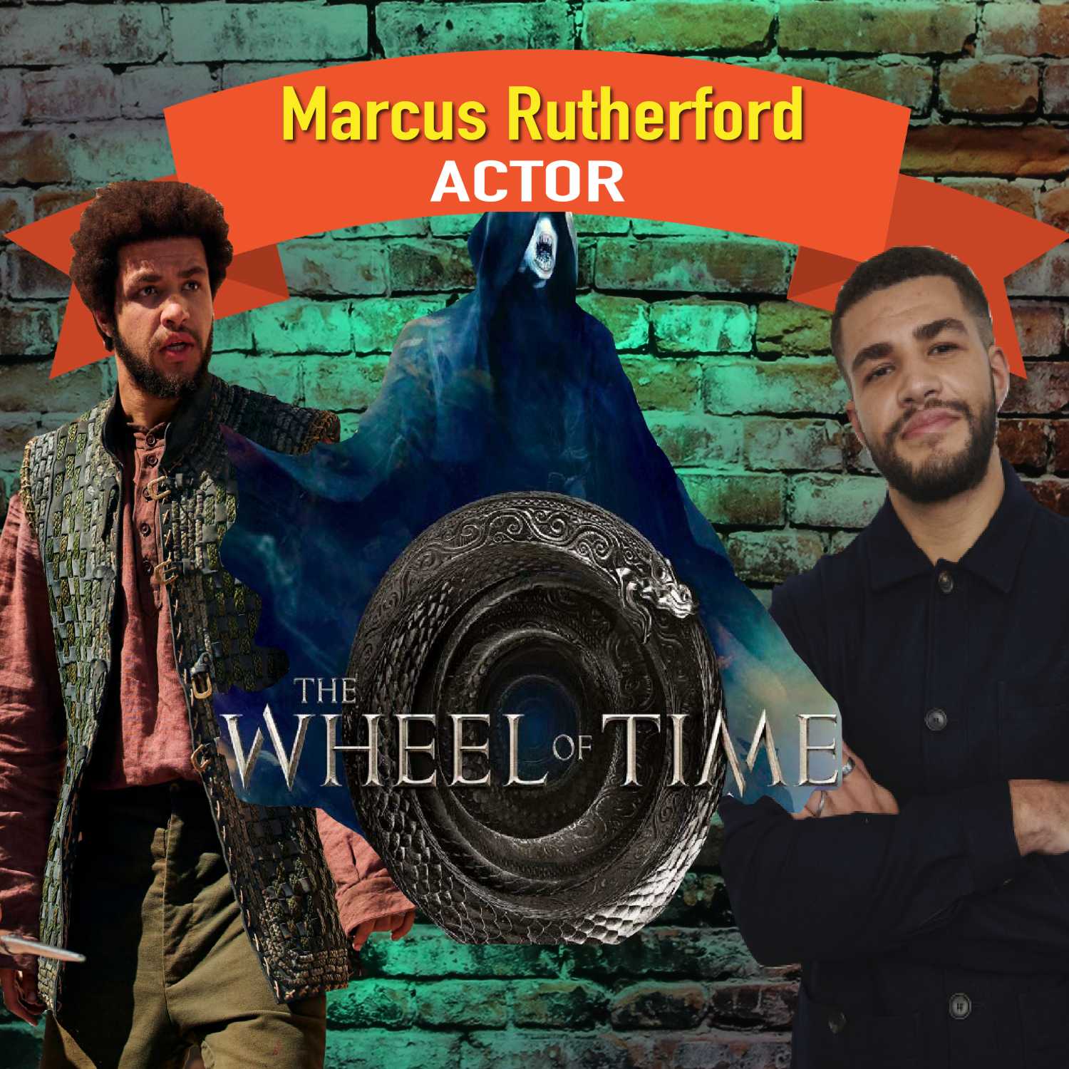 The Wheel of Time, actor Marcus Rutherford visited the basement!