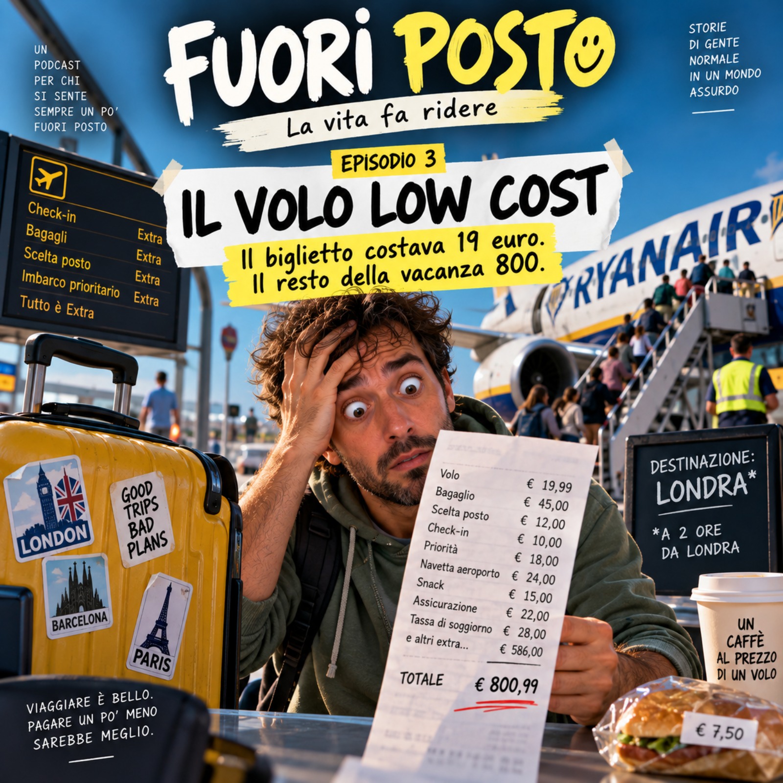 Il volo low cost – Il biglietto costava 19 euro. Il resto della vacanza 800 episode artwork