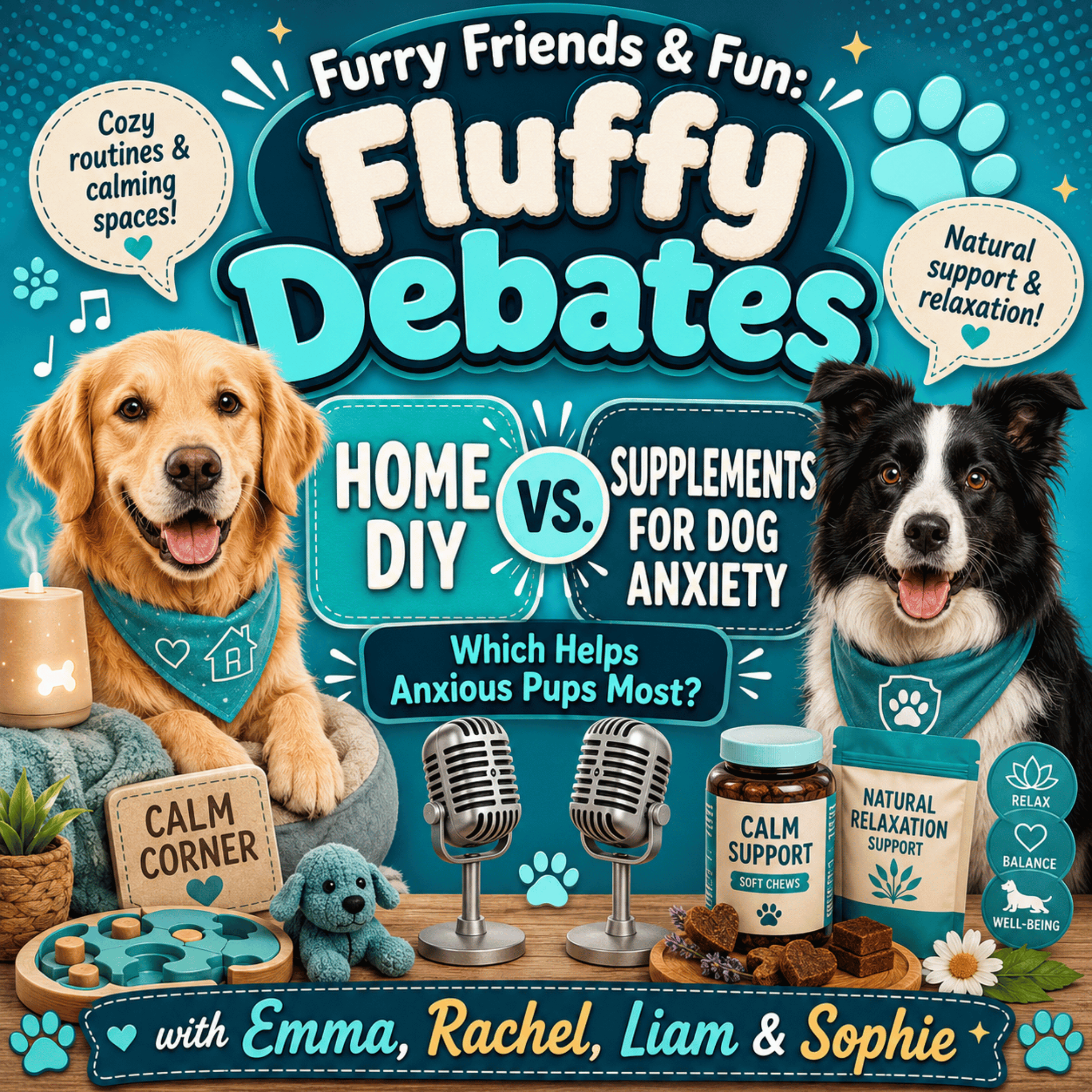 Home DIY vs. Supplements for Dog Anxiety episode artwork