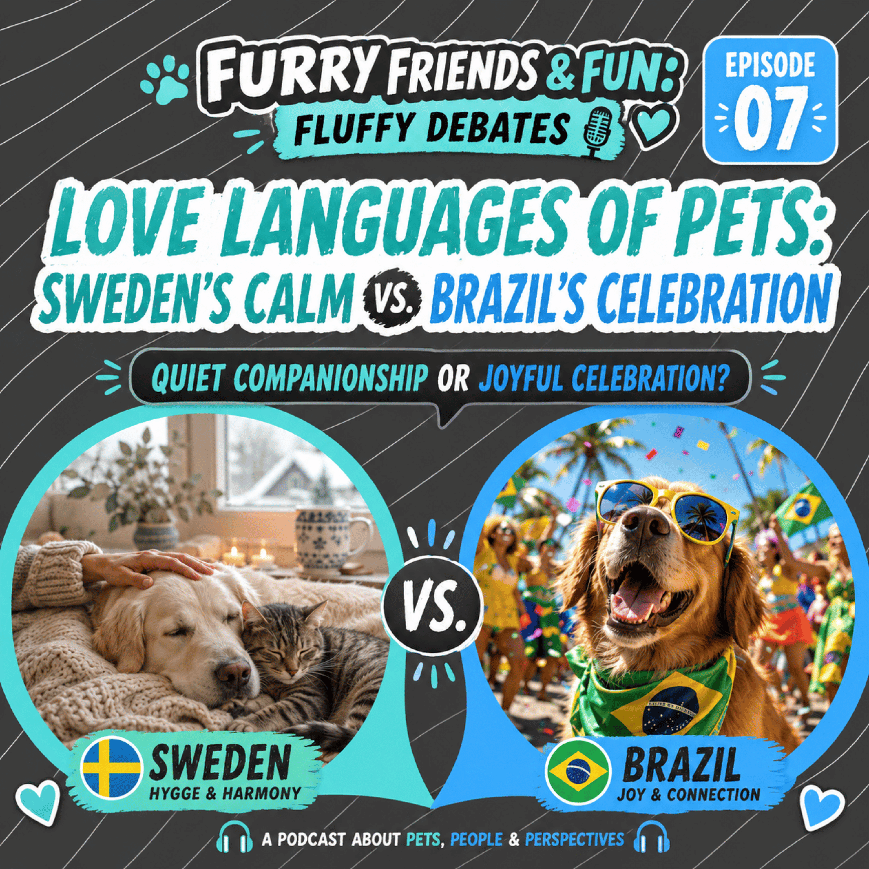 Love Languages of Pets: Sweden’s Calm vs. Brazil’s Celebration episode artwork