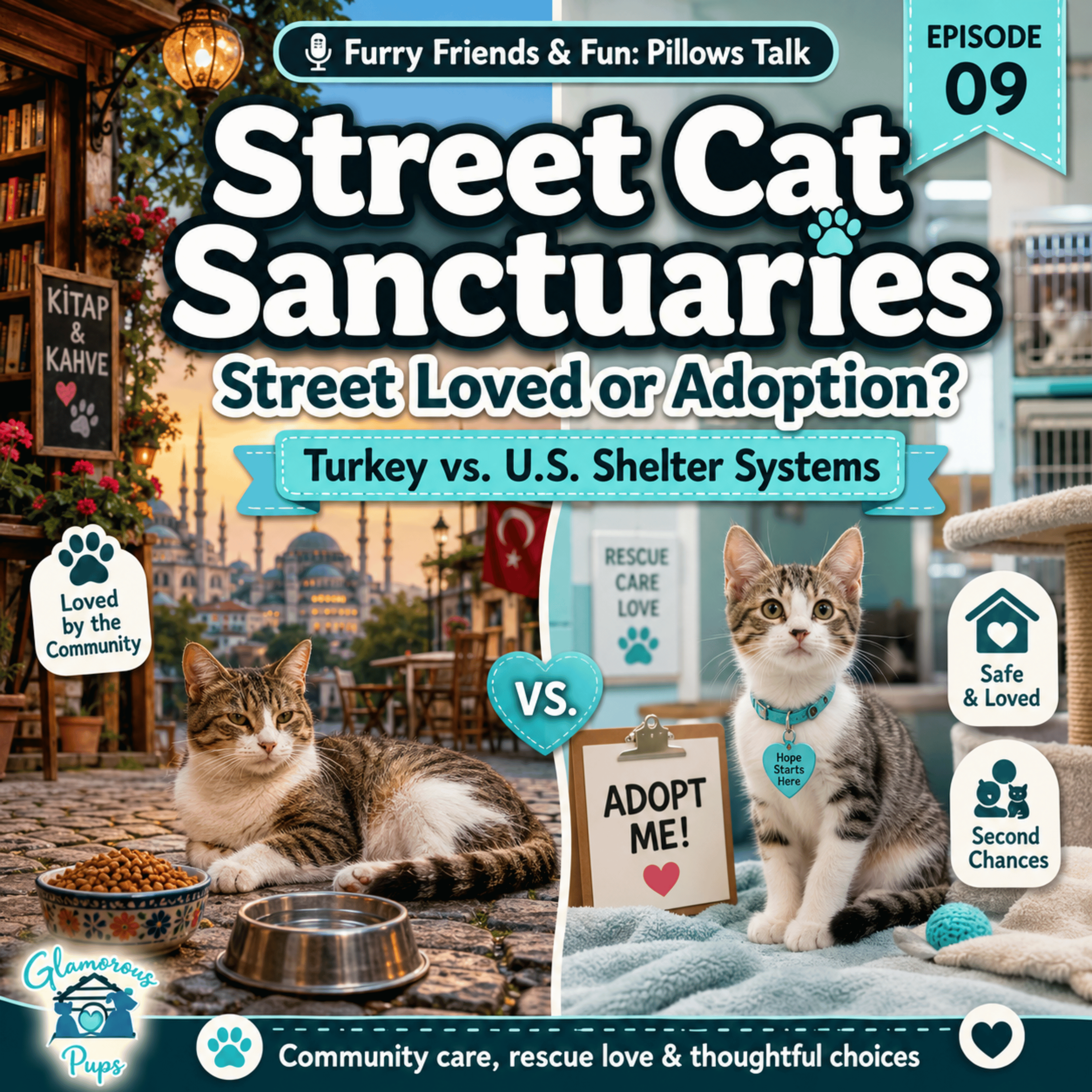 Street Cat Sanctuaries Street Loved or Adoption: Turkey vs. U.S. Shelter Systems episode artwork