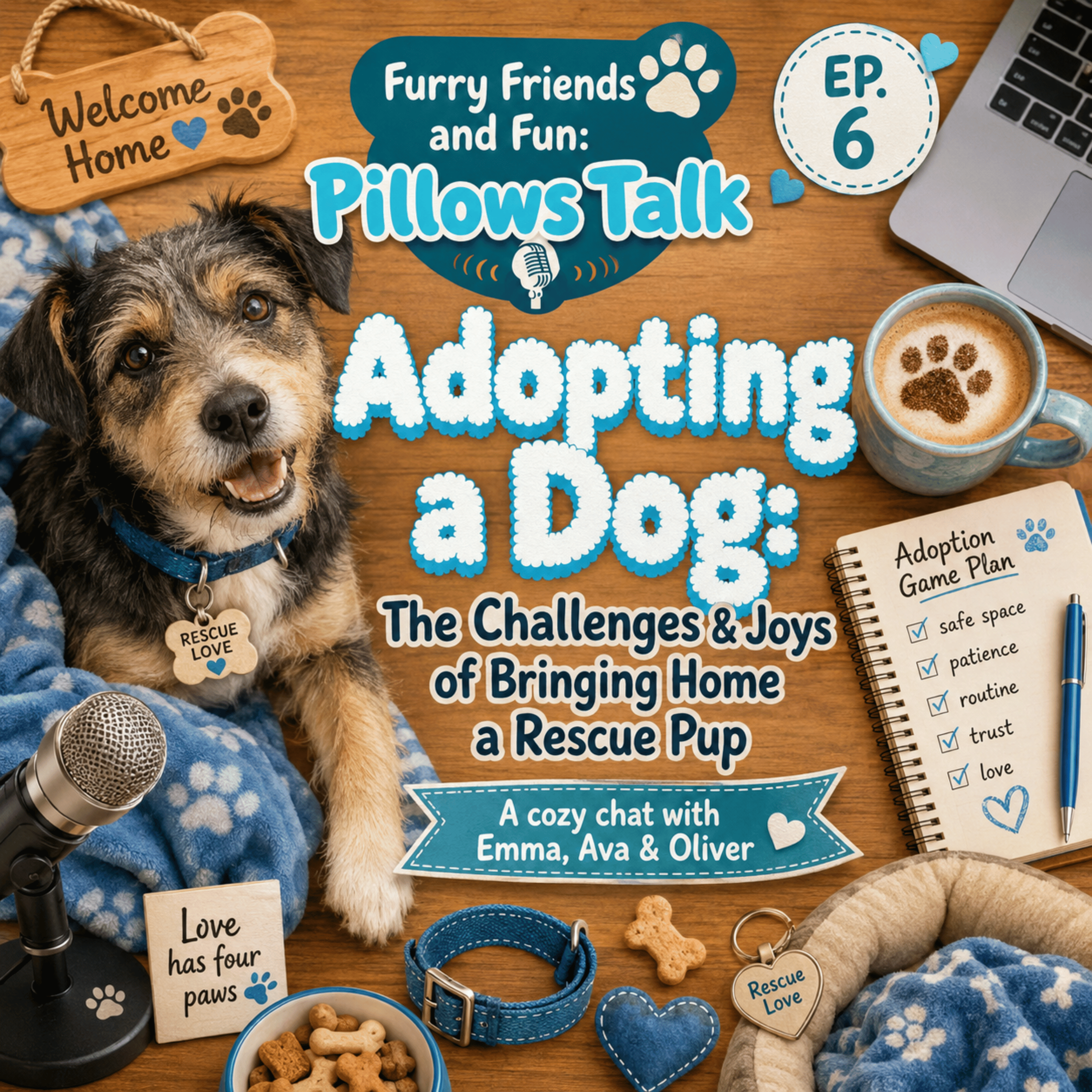 Adopting a Dog: The Challenges & Joys of Bringing Home a Rescue Pup episode artwork