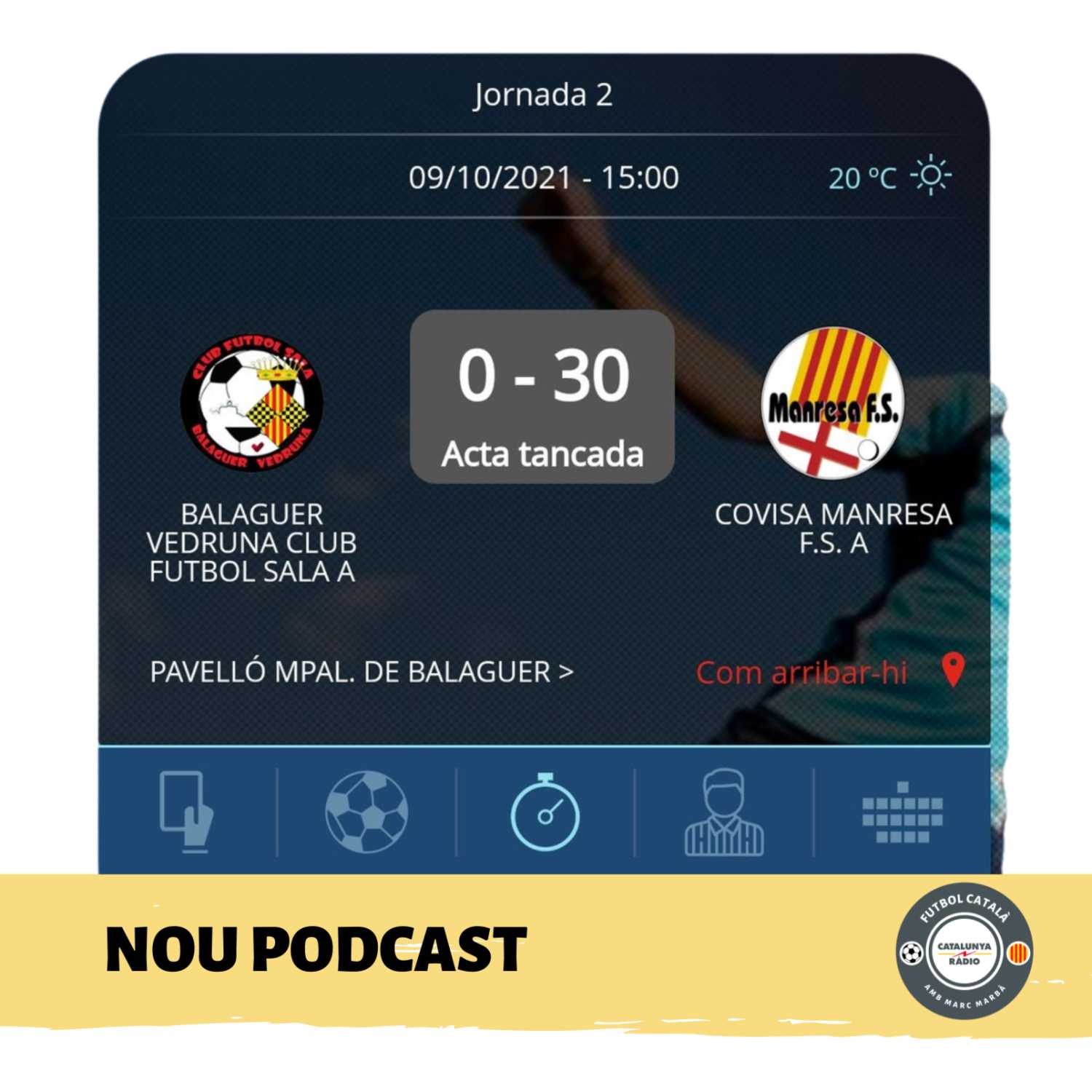 Futbol català, amb Marc Marbà