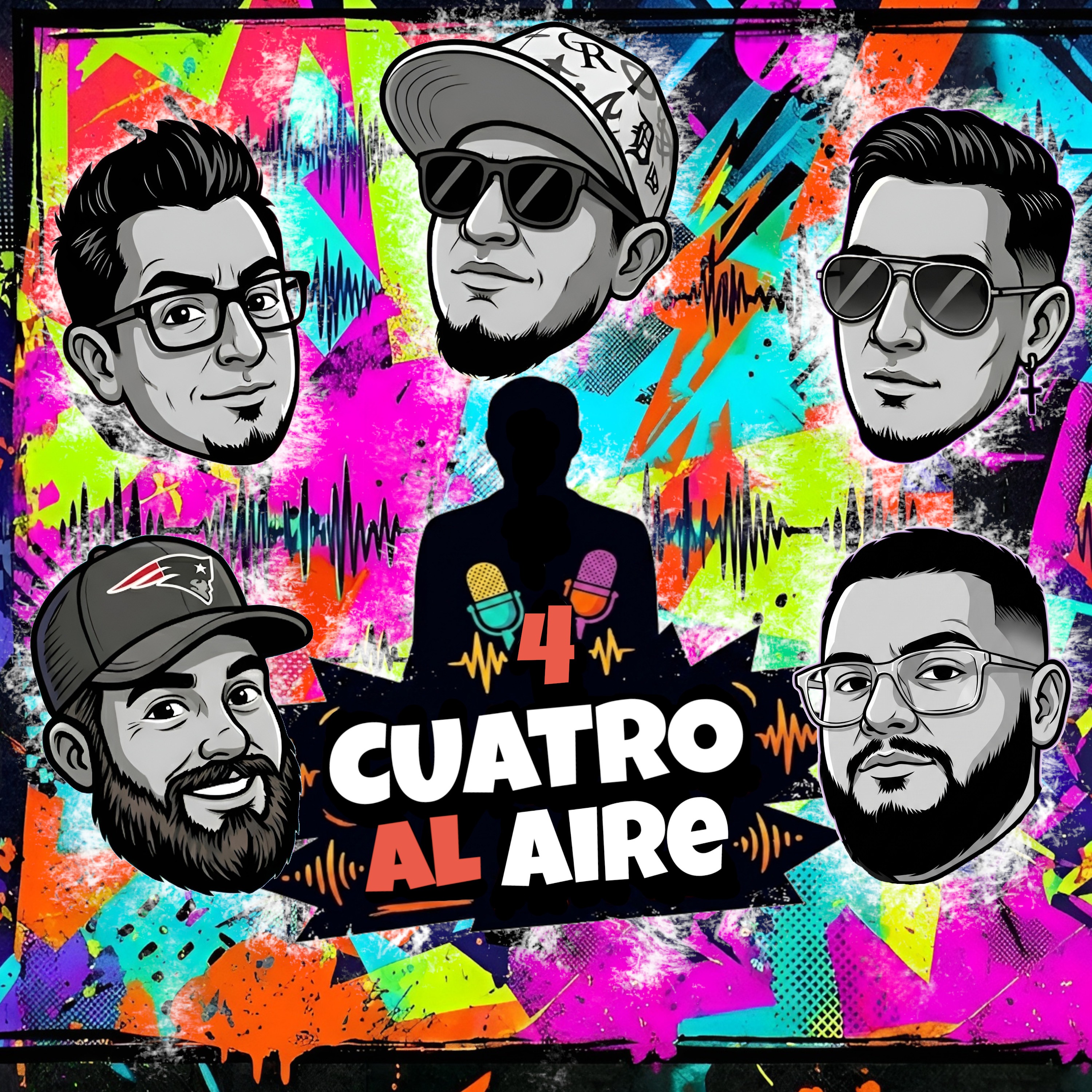 Cuatro al Aire: El Podcast donde hablamos de todo podcast artwork